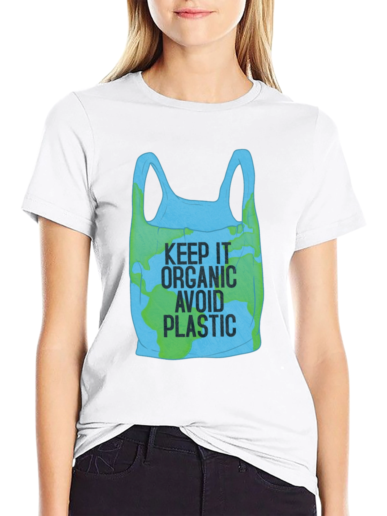 Eco-Friendly Keep It Organic Graphic T-Shirt