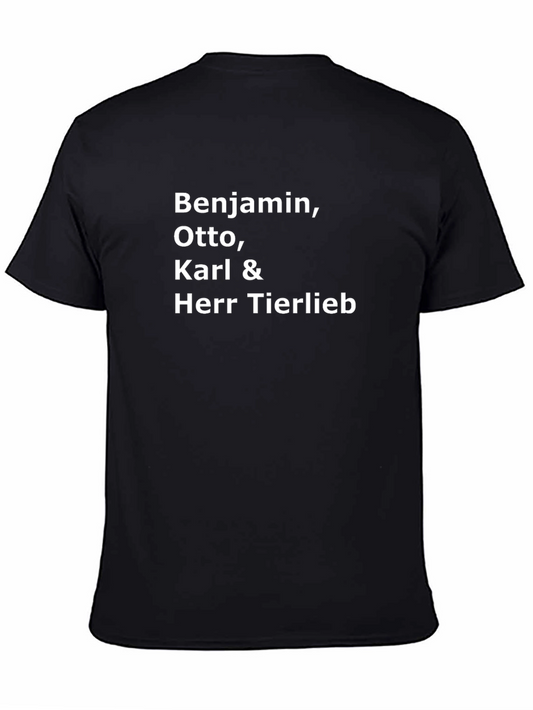 Benjamin Otto Karl & Herr Tierlieb Black T-Shirt