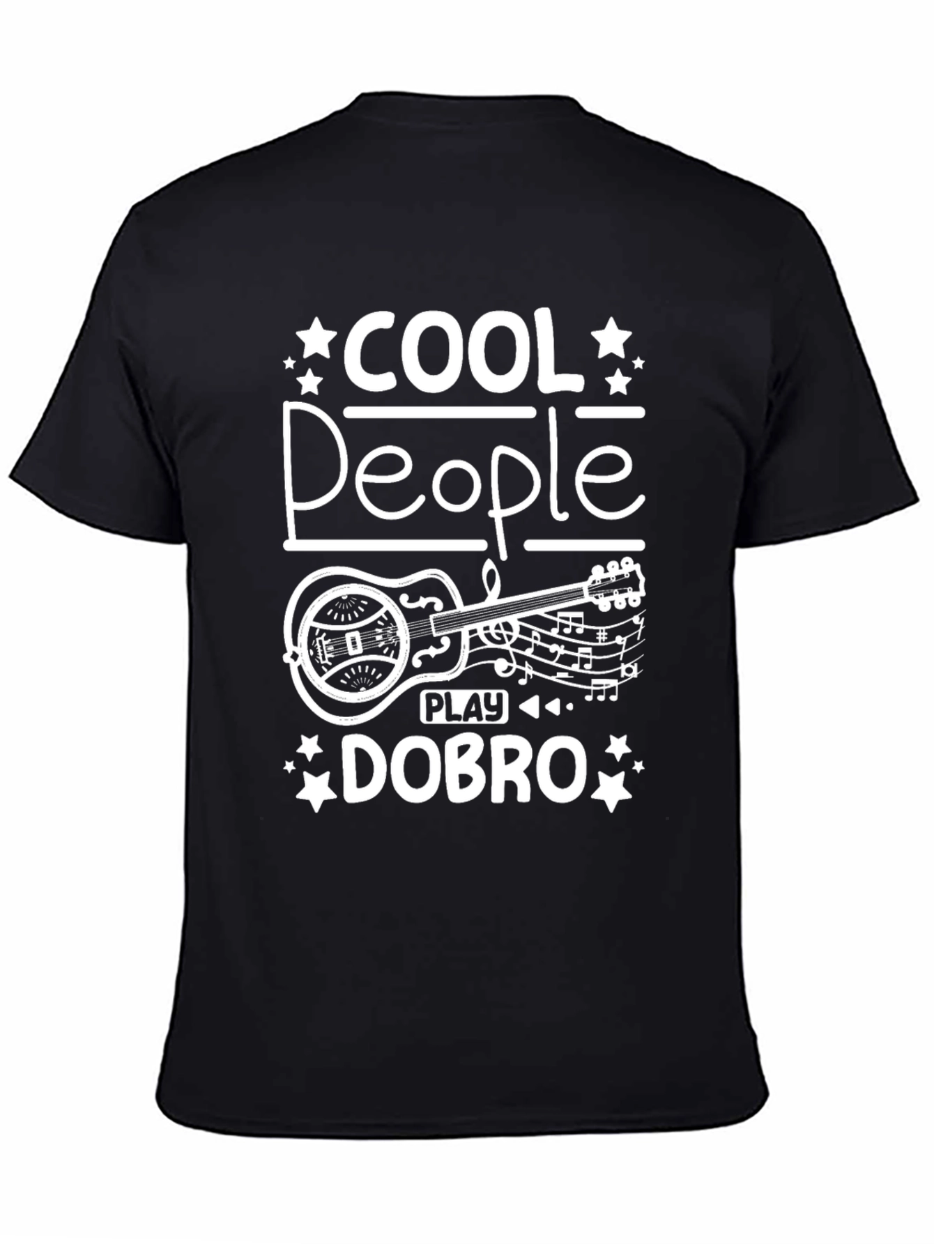 Cool People Play Dobro T-Shirt - Music Lover Tee