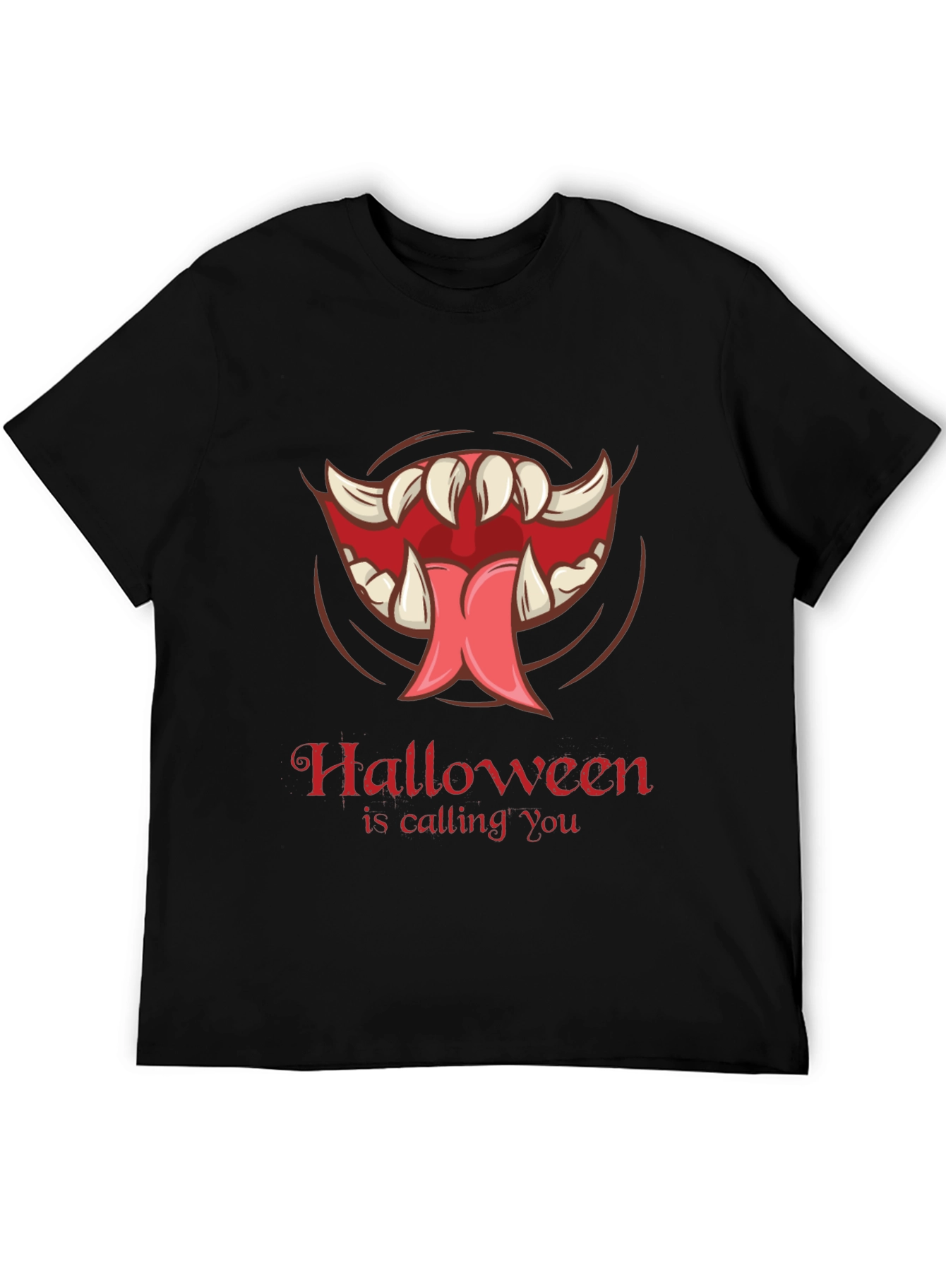 Halloween Monster Mouth Graphic Tee
