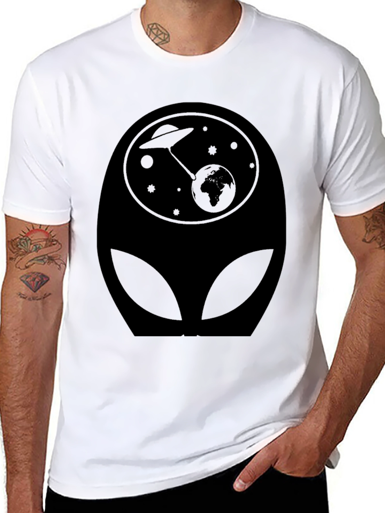 Alien Abduction Graphic T-Shirt