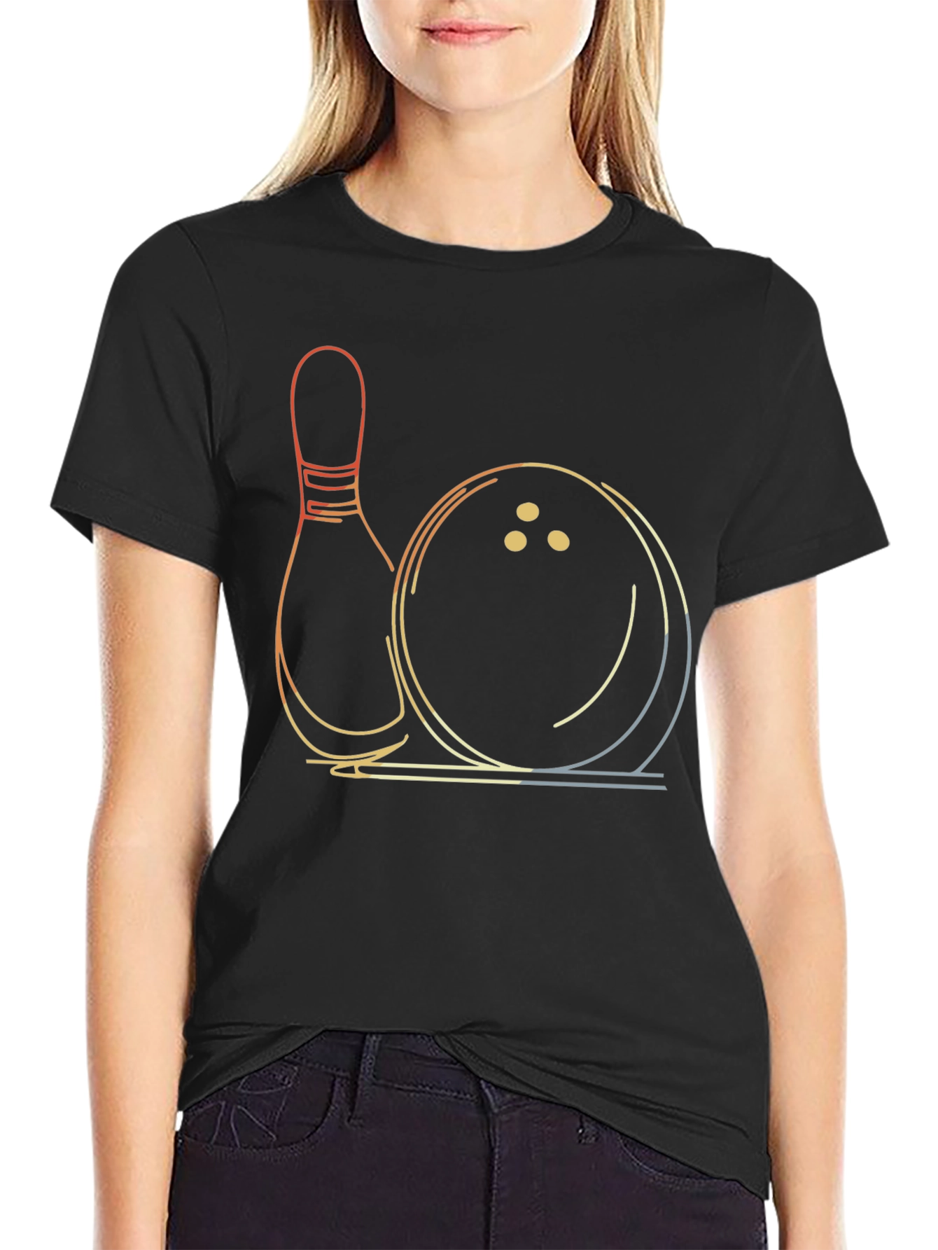 Retro Bowling Strike T-Shirt
