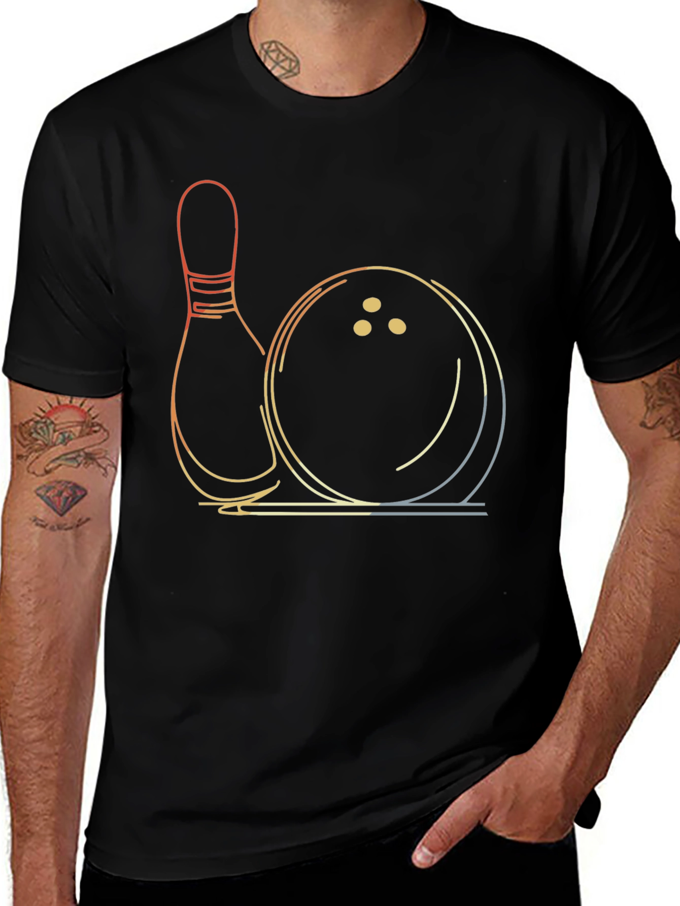 Retro Bowling Strike T-Shirt