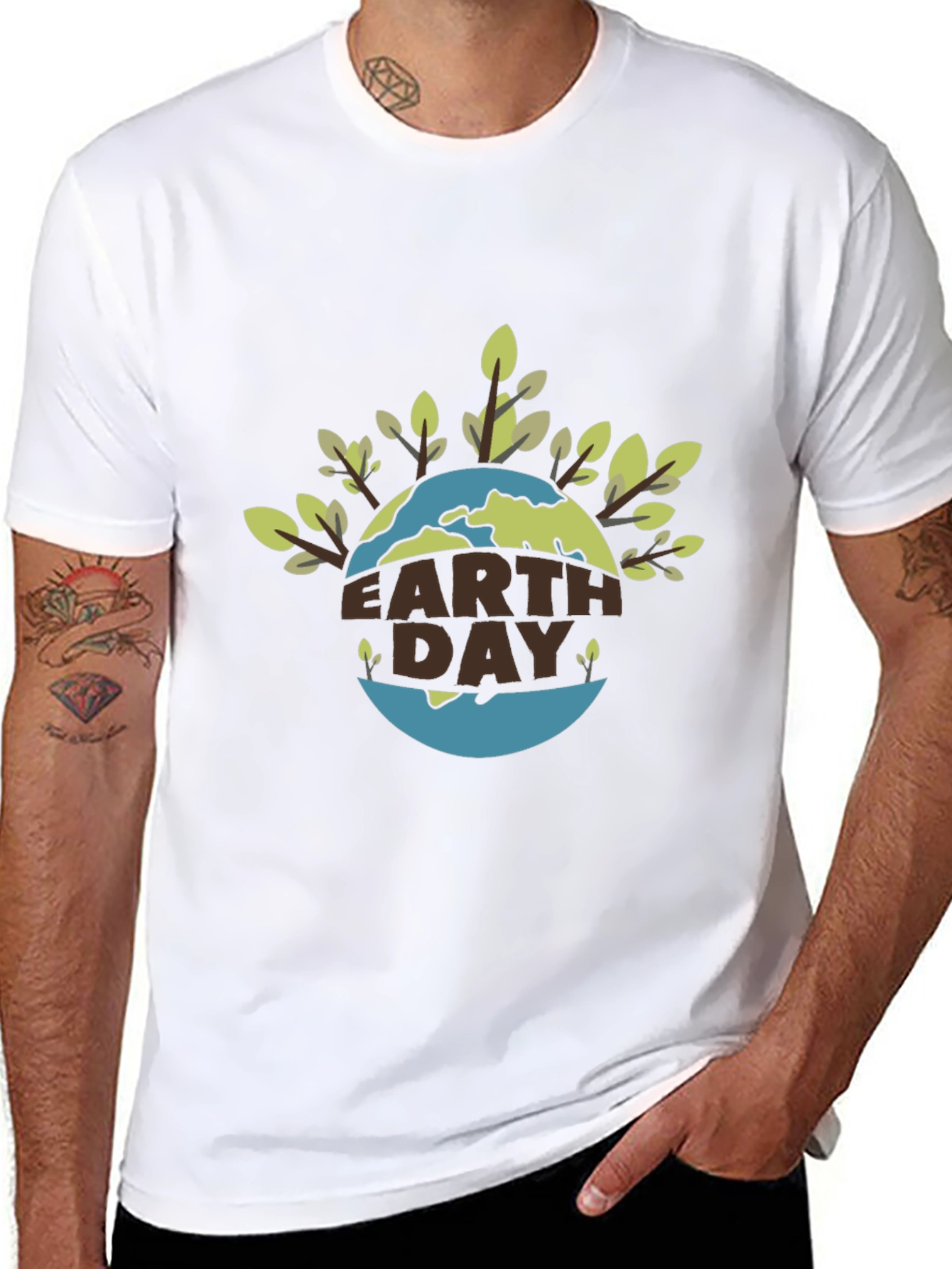 Earth Day Graphic Tee - Black