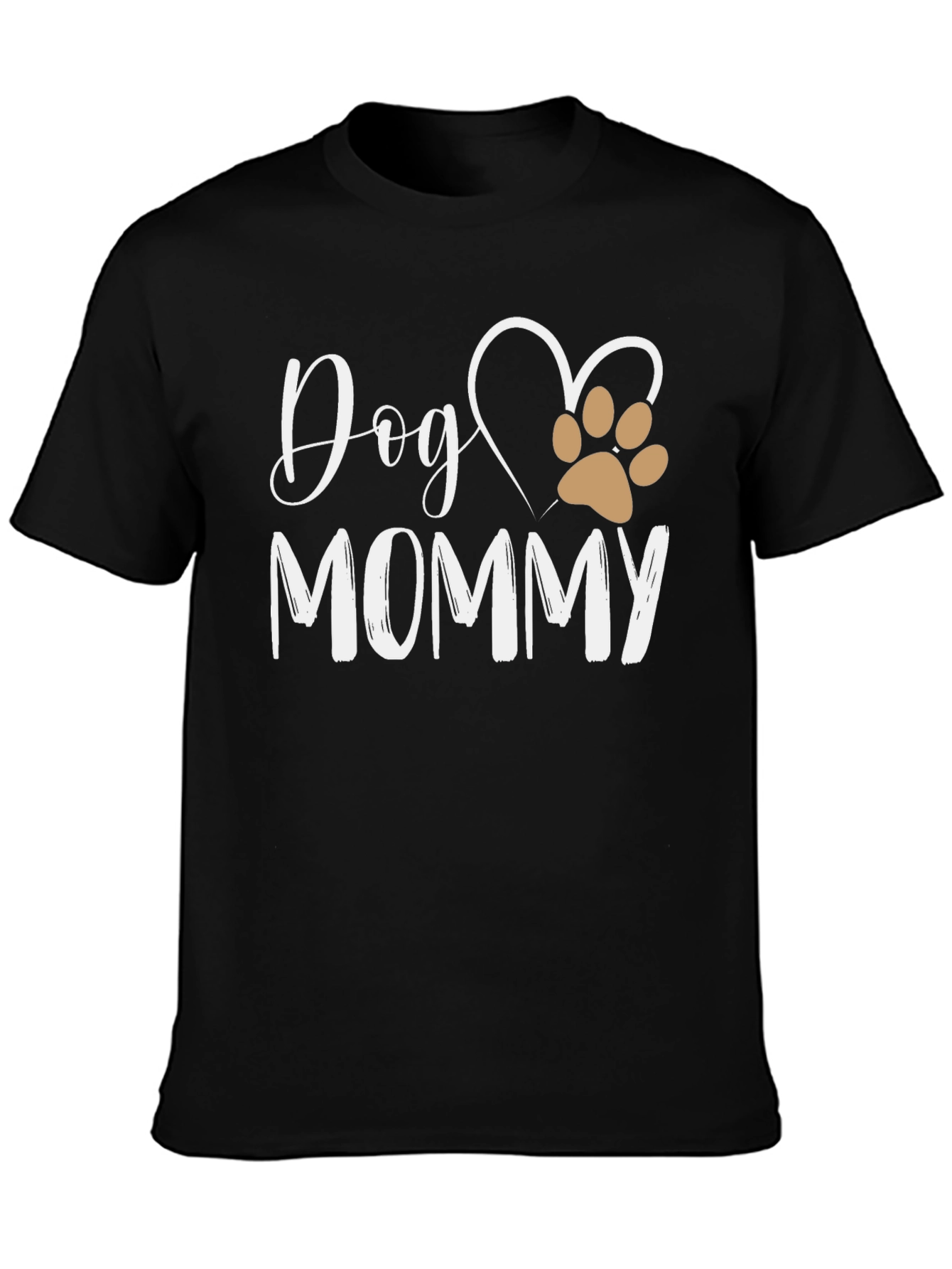Dog Mommy Graphic Tee - Cute Pet Lover Shirt