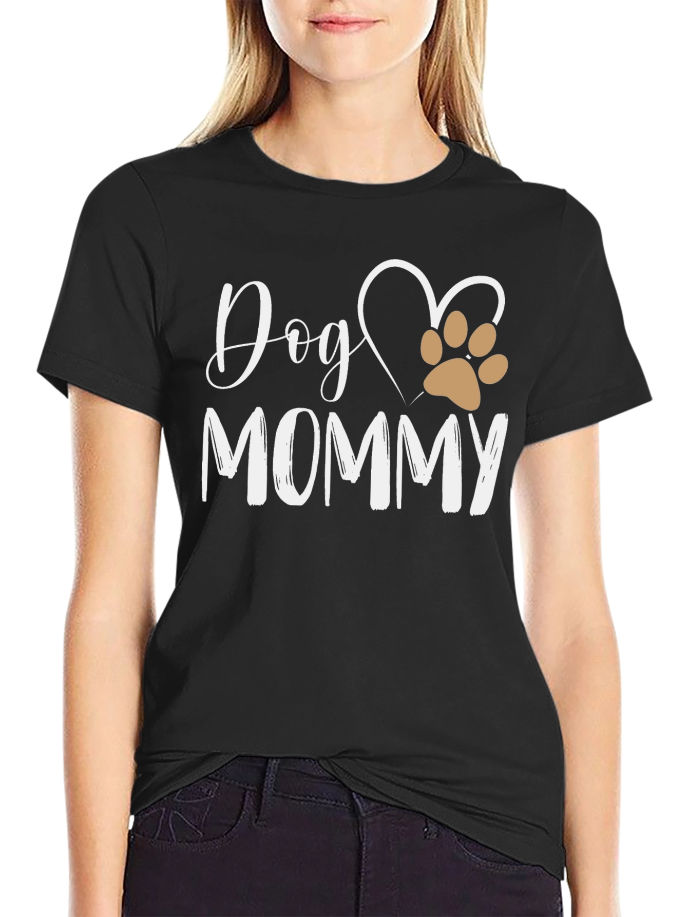 Dog Mommy Graphic Tee - Cute Pet Lover Shirt