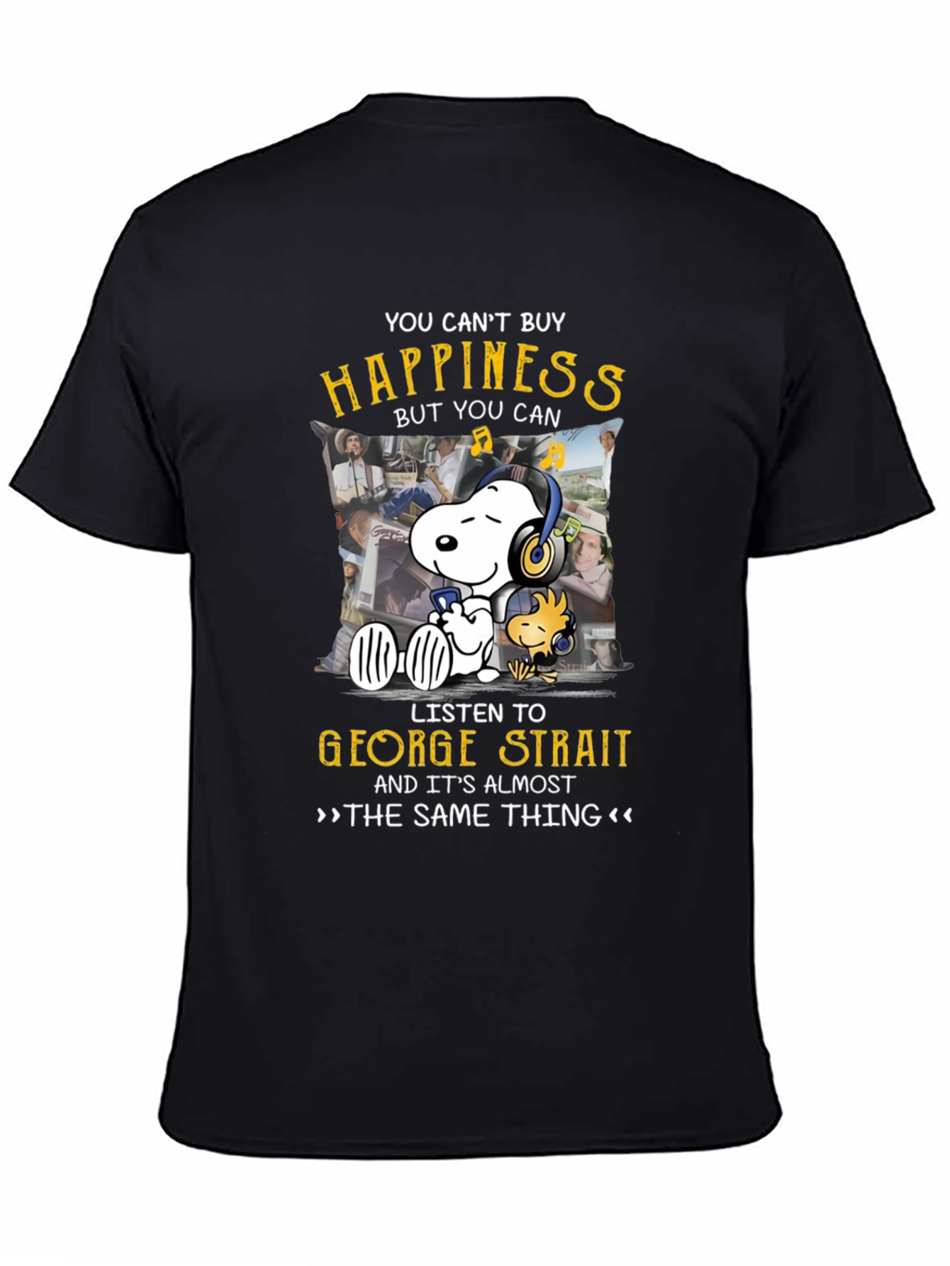 George Strait Snoopy T-Shirt - Music Lover Tee