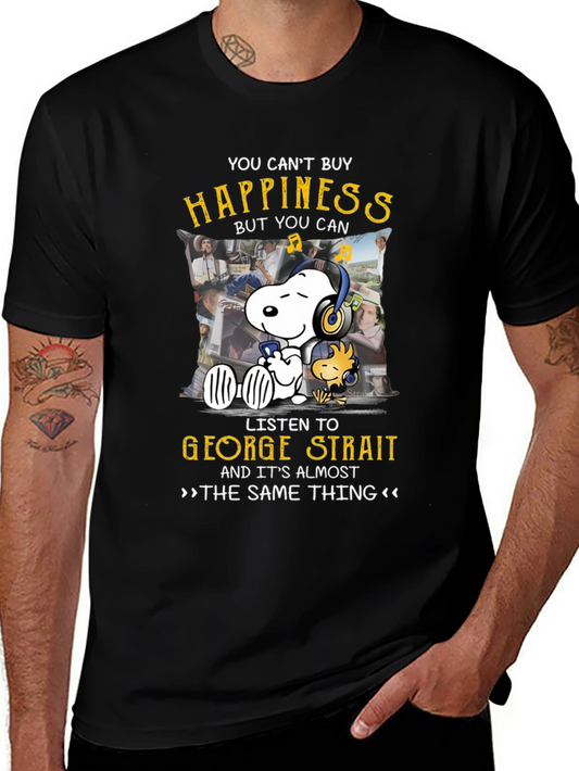 George Strait Snoopy T-Shirt - Music Lover Tee