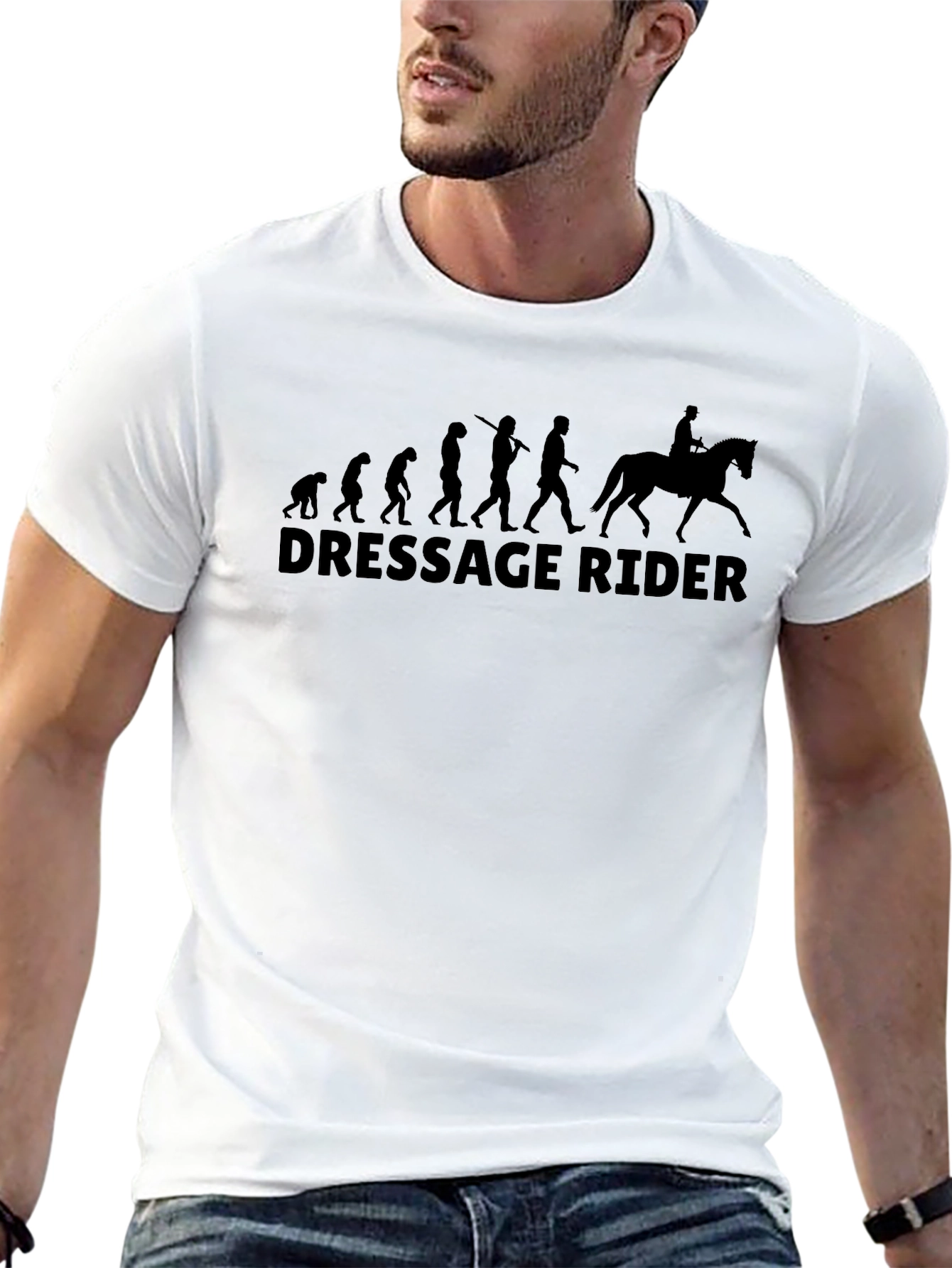 Dressage Rider Evolution T-Shirt Equestrian Tee