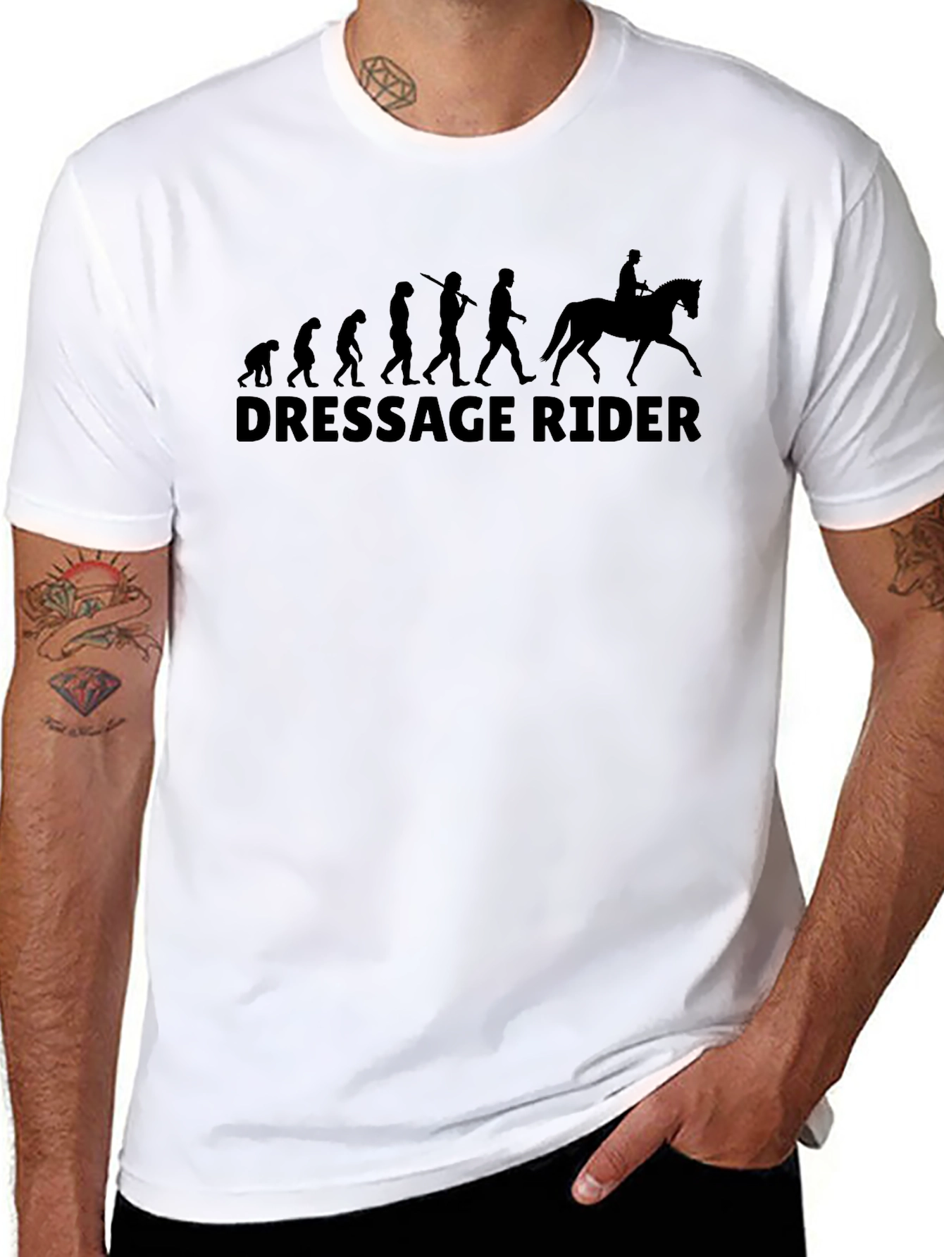 Dressage Rider Evolution T-Shirt Equestrian Tee
