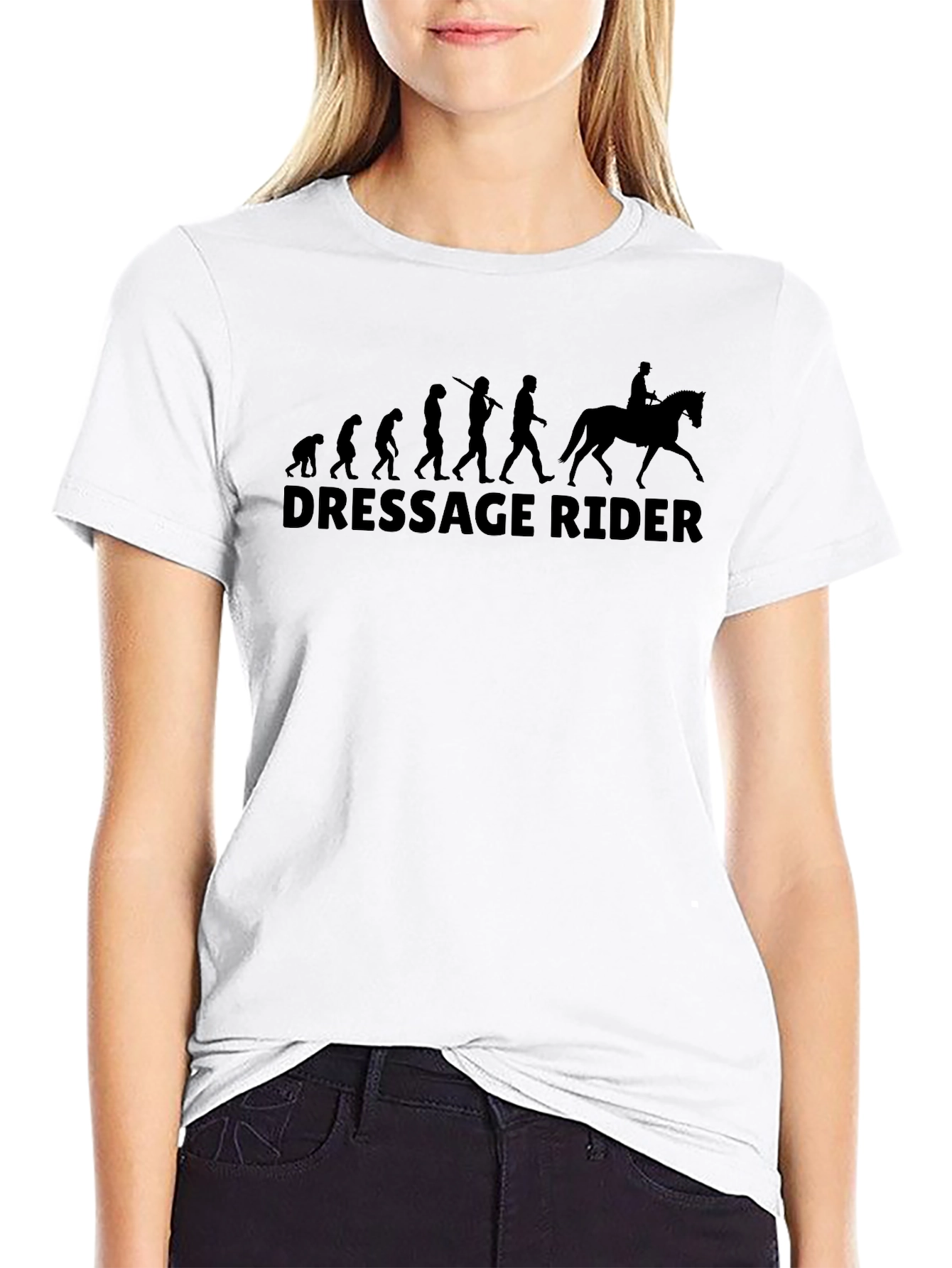 Dressage Rider Evolution T-Shirt Equestrian Tee