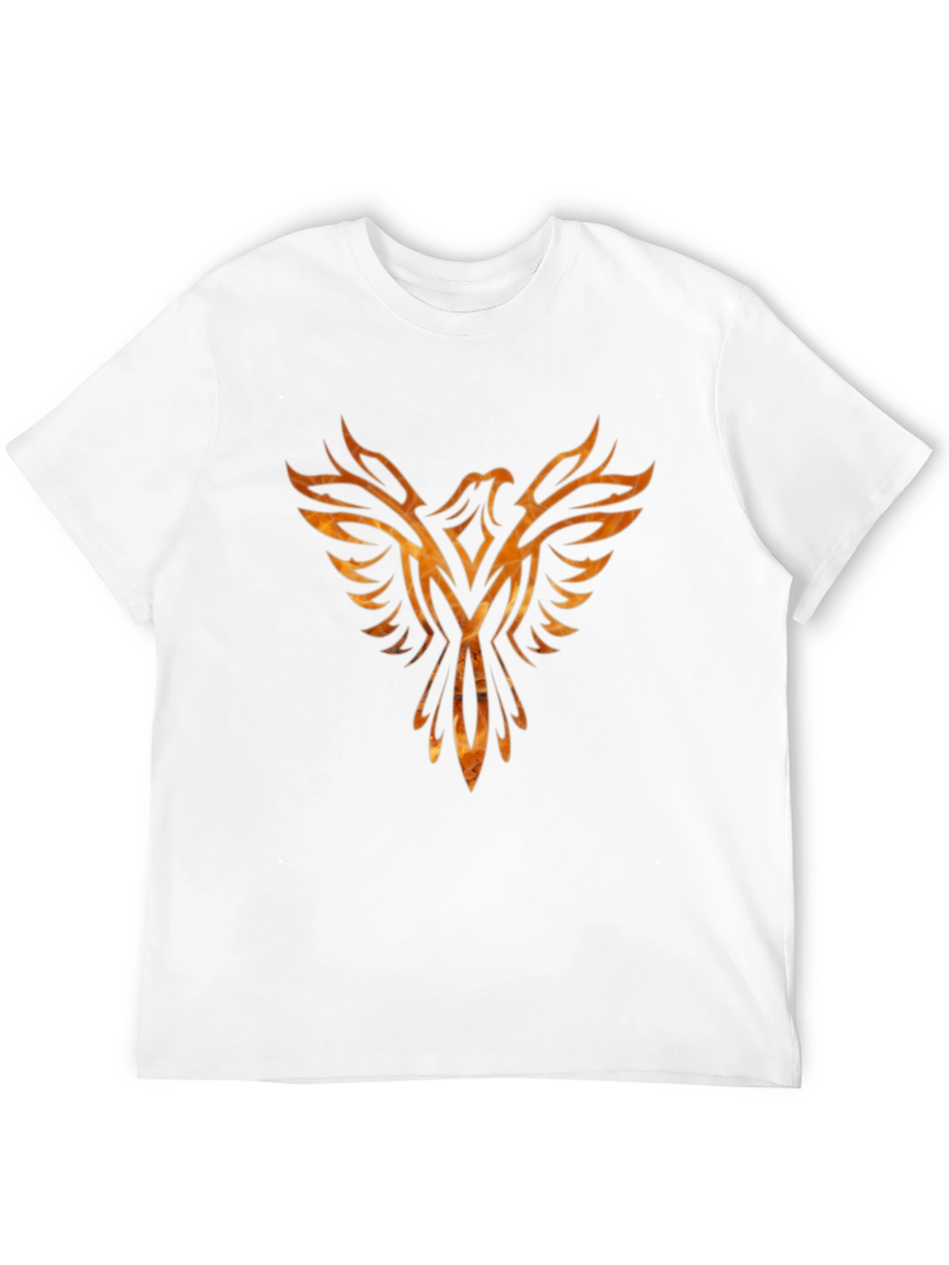 Phoenix Fire Bird Graphic Tee - Black