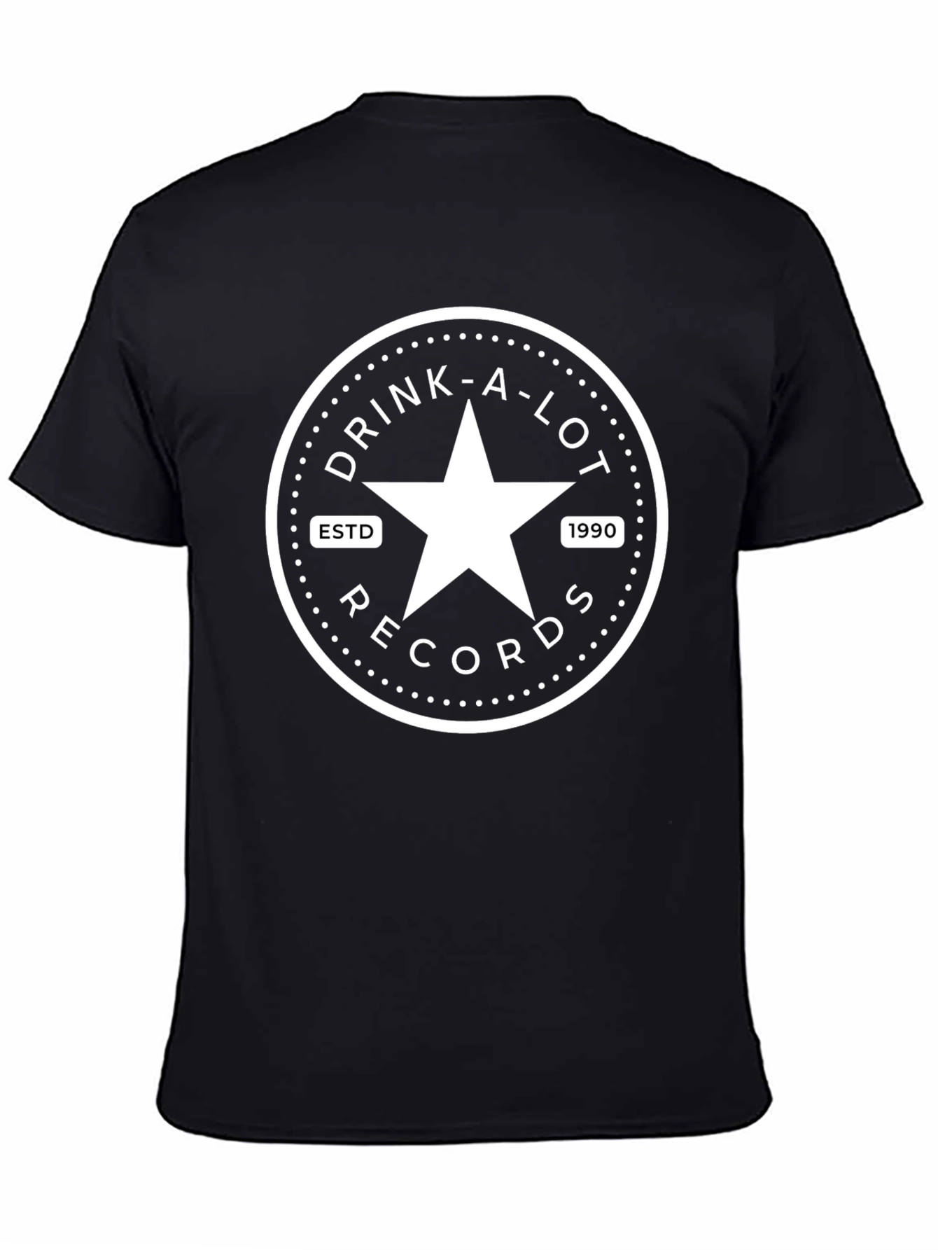 Drink-A-Lot Records Black T-Shirt