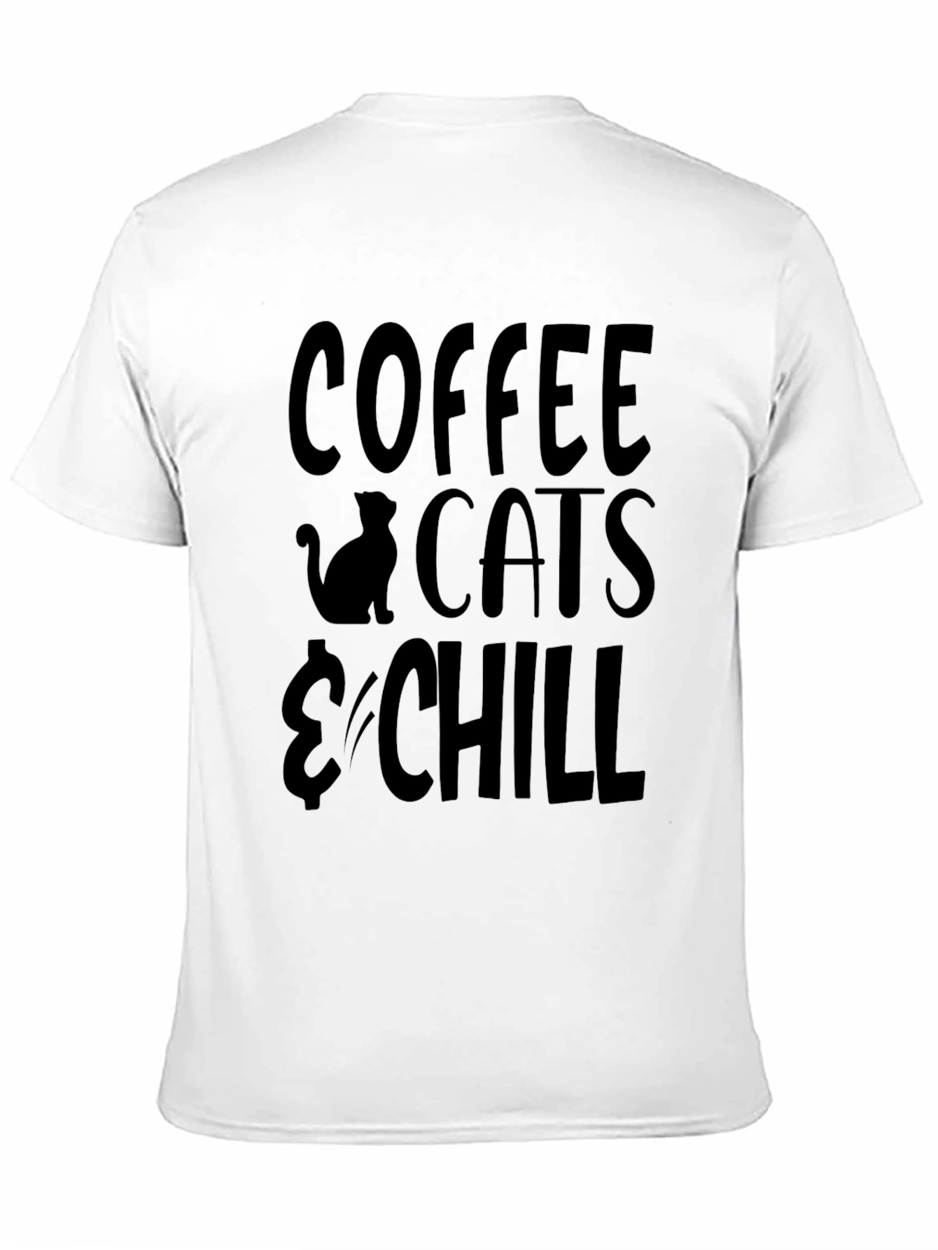 Coffee Cats & Chill Graphic T-Shirt