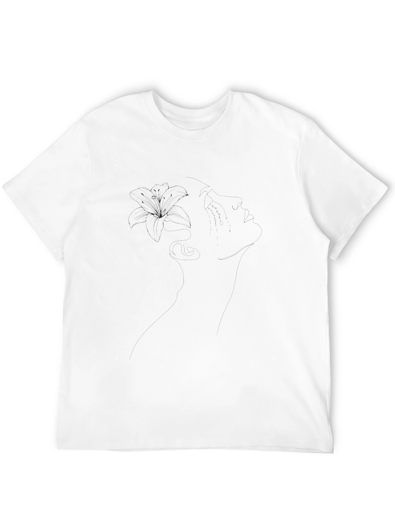 Mens Black Casual T-Shirt