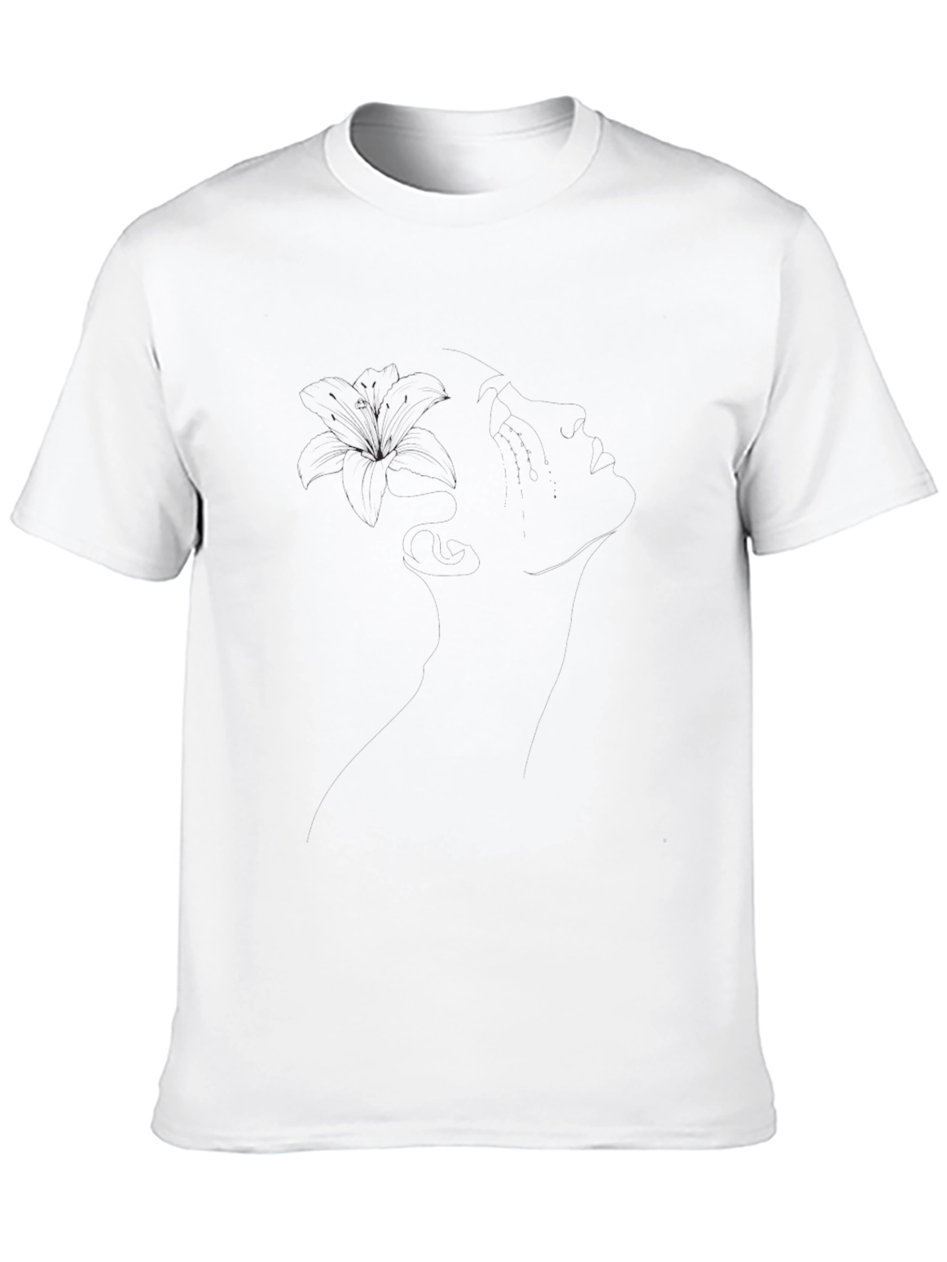 Mens Black Casual T-Shirt