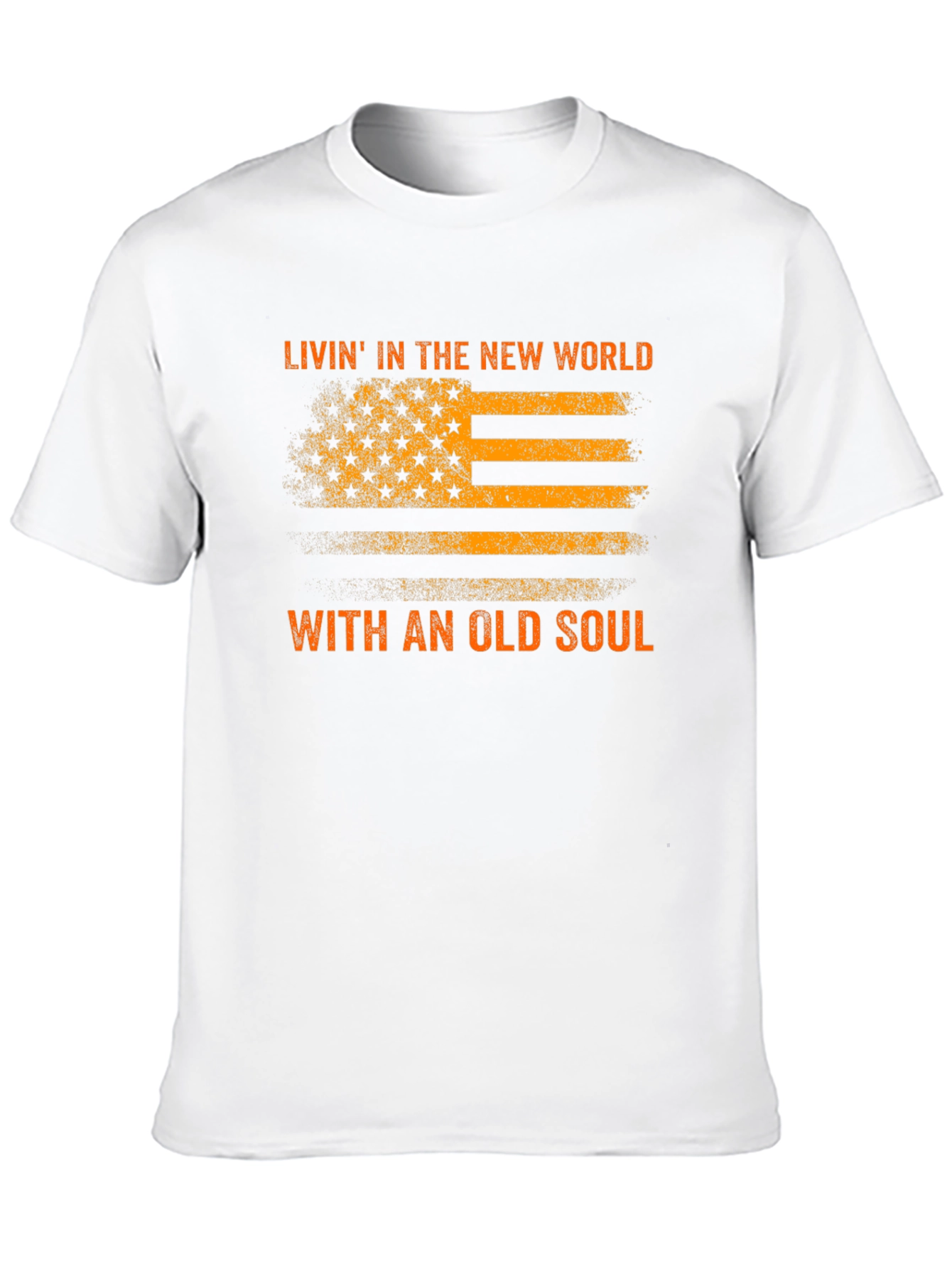 Old Soul USA Flag Graphic T-Shirt