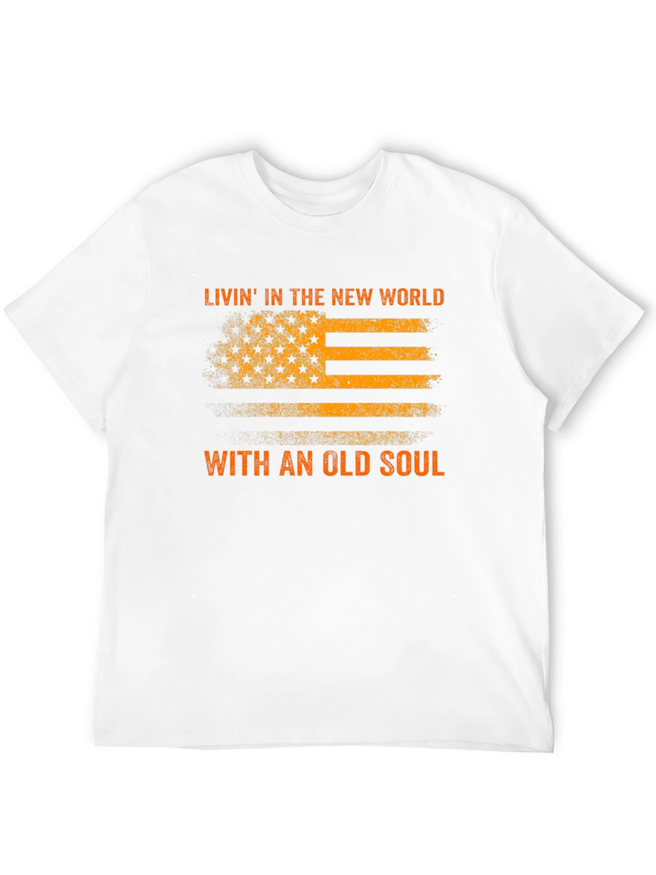 Old Soul USA Flag Graphic T-Shirt