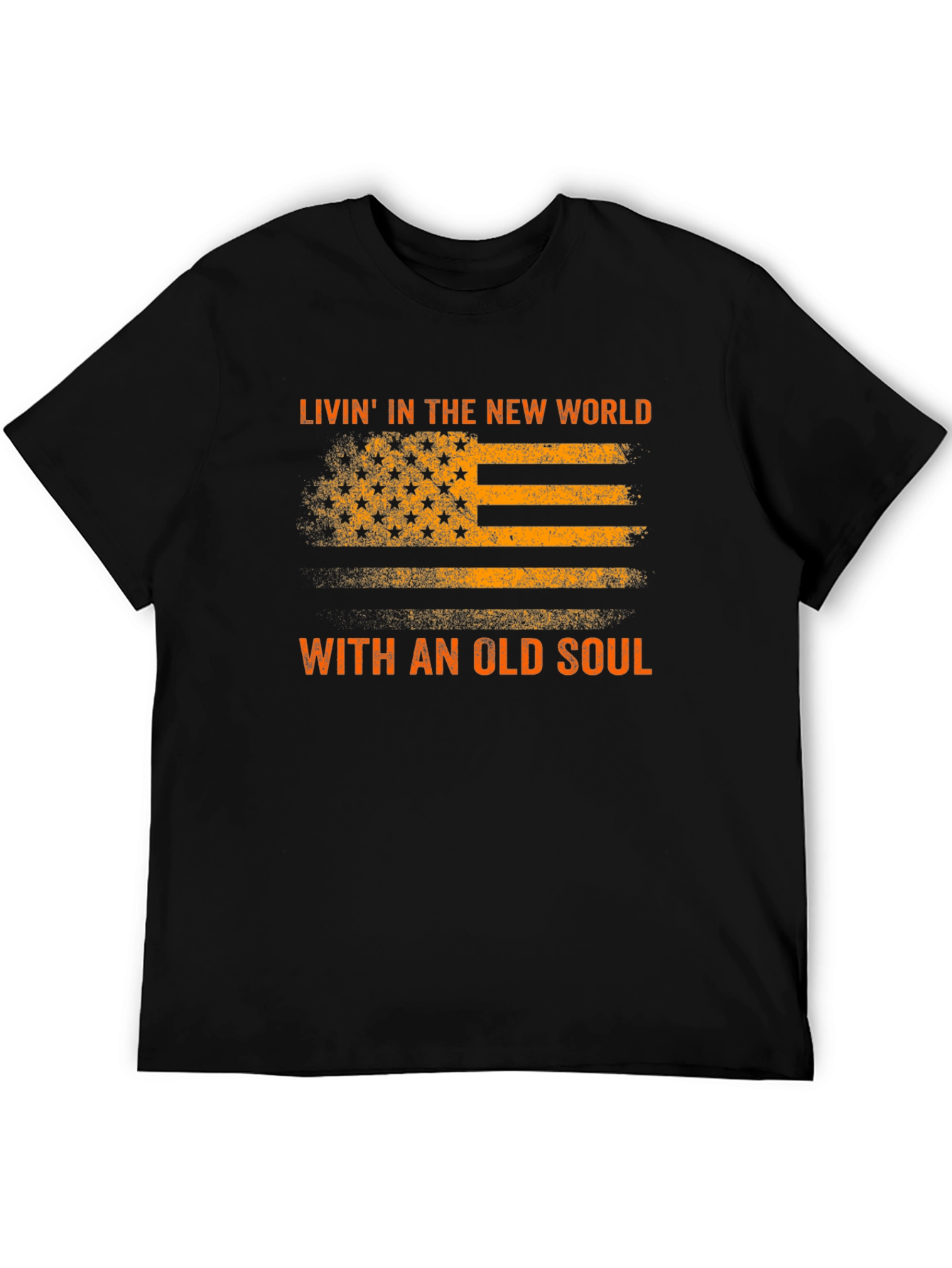Old Soul USA Flag Graphic T-Shirt