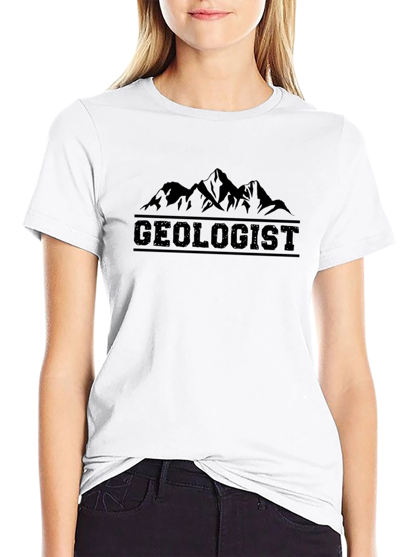 Geologist T-Shirt: Mountain Design Perfect for Geology Lovers
