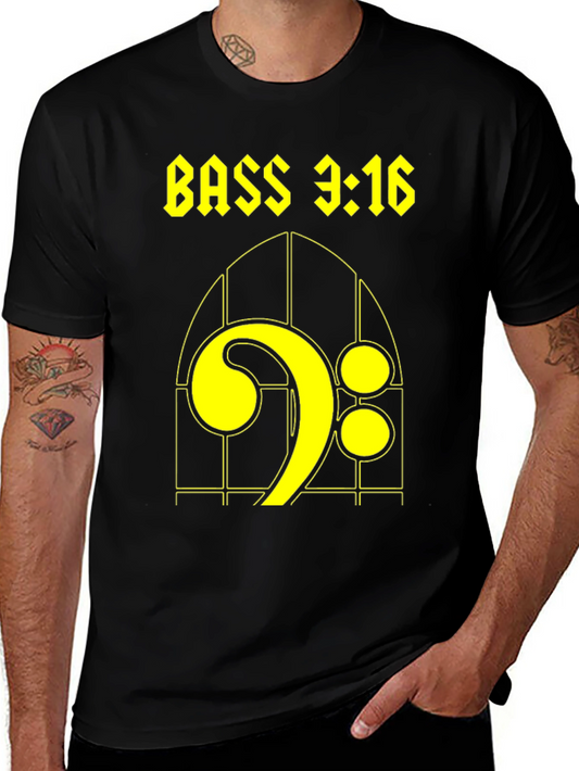 Bass 3:16 T-Shirt - Music Lovers Tee