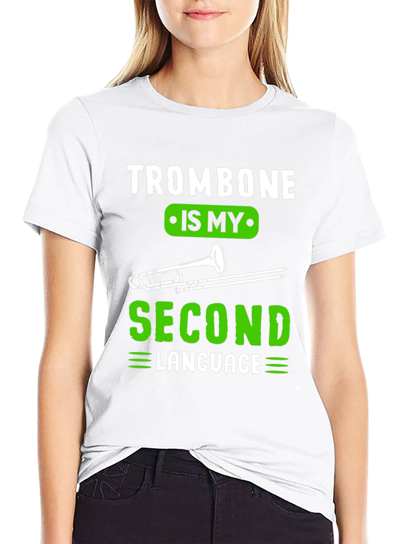 Trombone Second Language Musician T-Shirt
