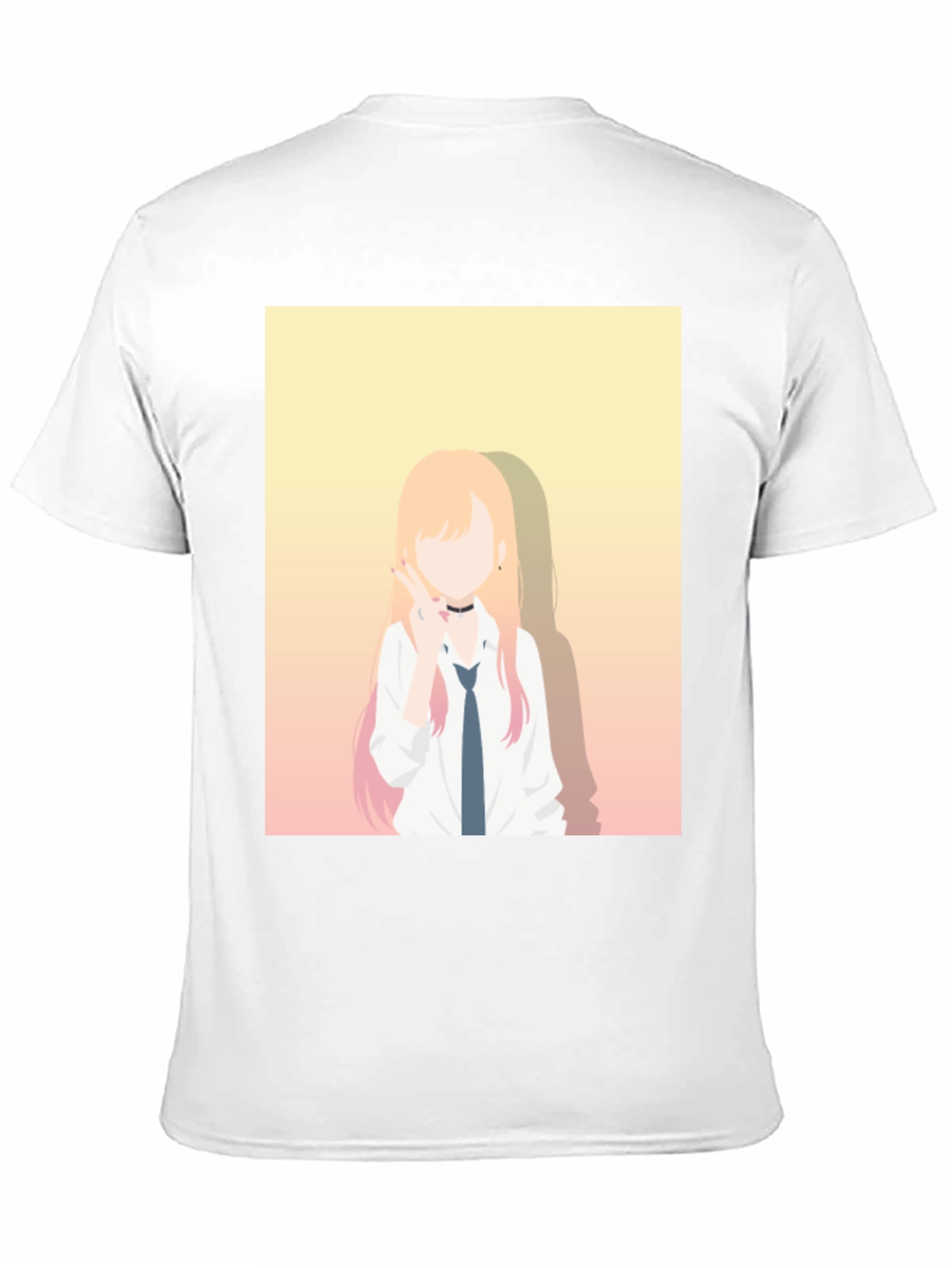 Anime Character Graphic Black T-Shirt