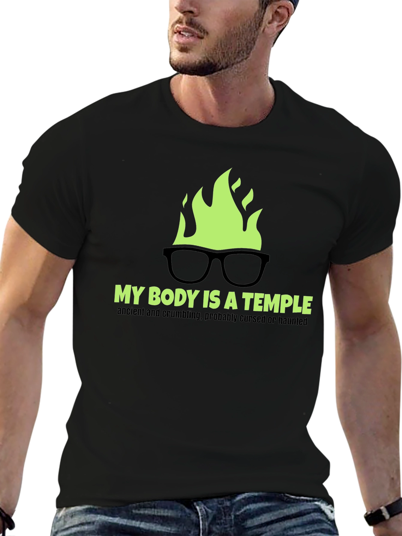 My Body is a Temple Graphic T-Shirt
