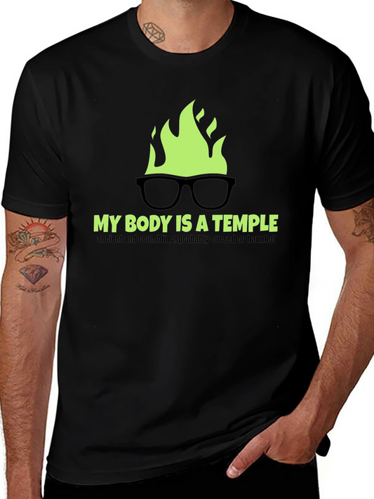 My Body is a Temple Graphic T-Shirt