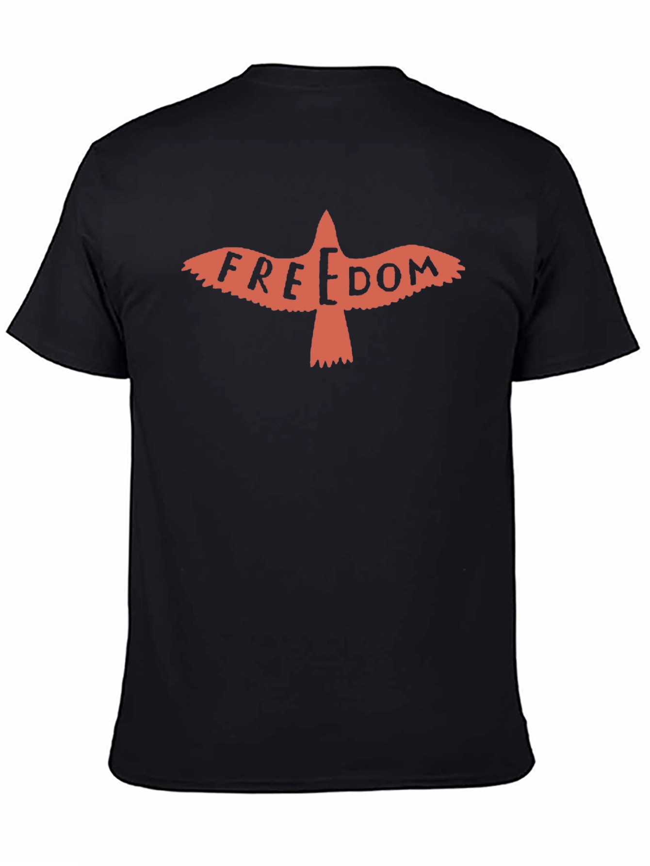 Freedom Bird Graphic T-Shirt - Black