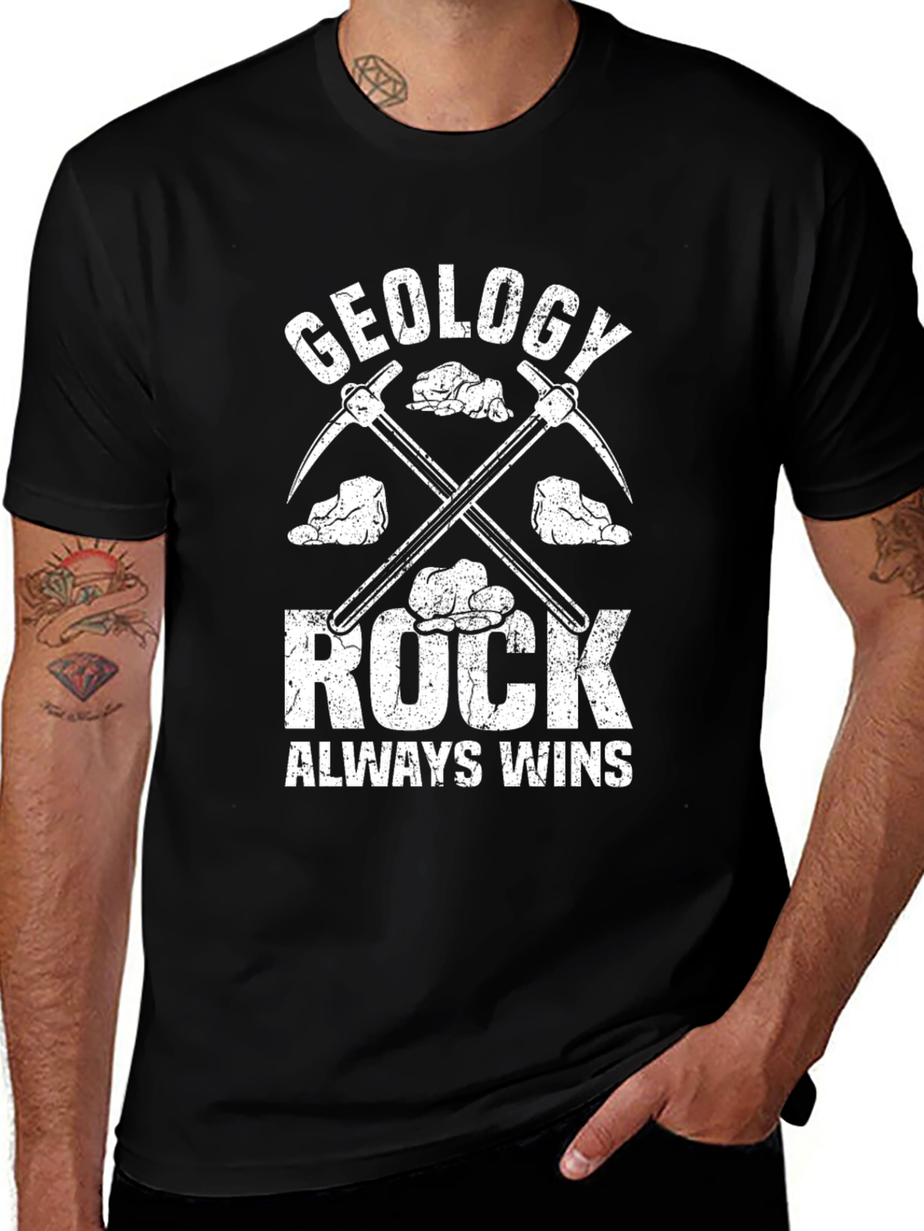 Geology Rock Always Wins T-Shirt