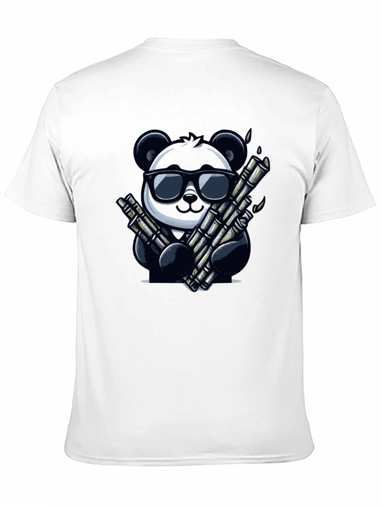 Cool Panda Graphic Tee - Black Cotton T-Shirt