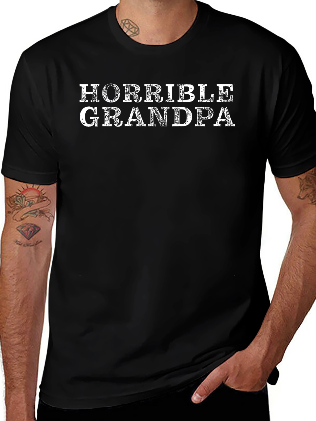 Horrible Grandpa Graphic T-Shirt