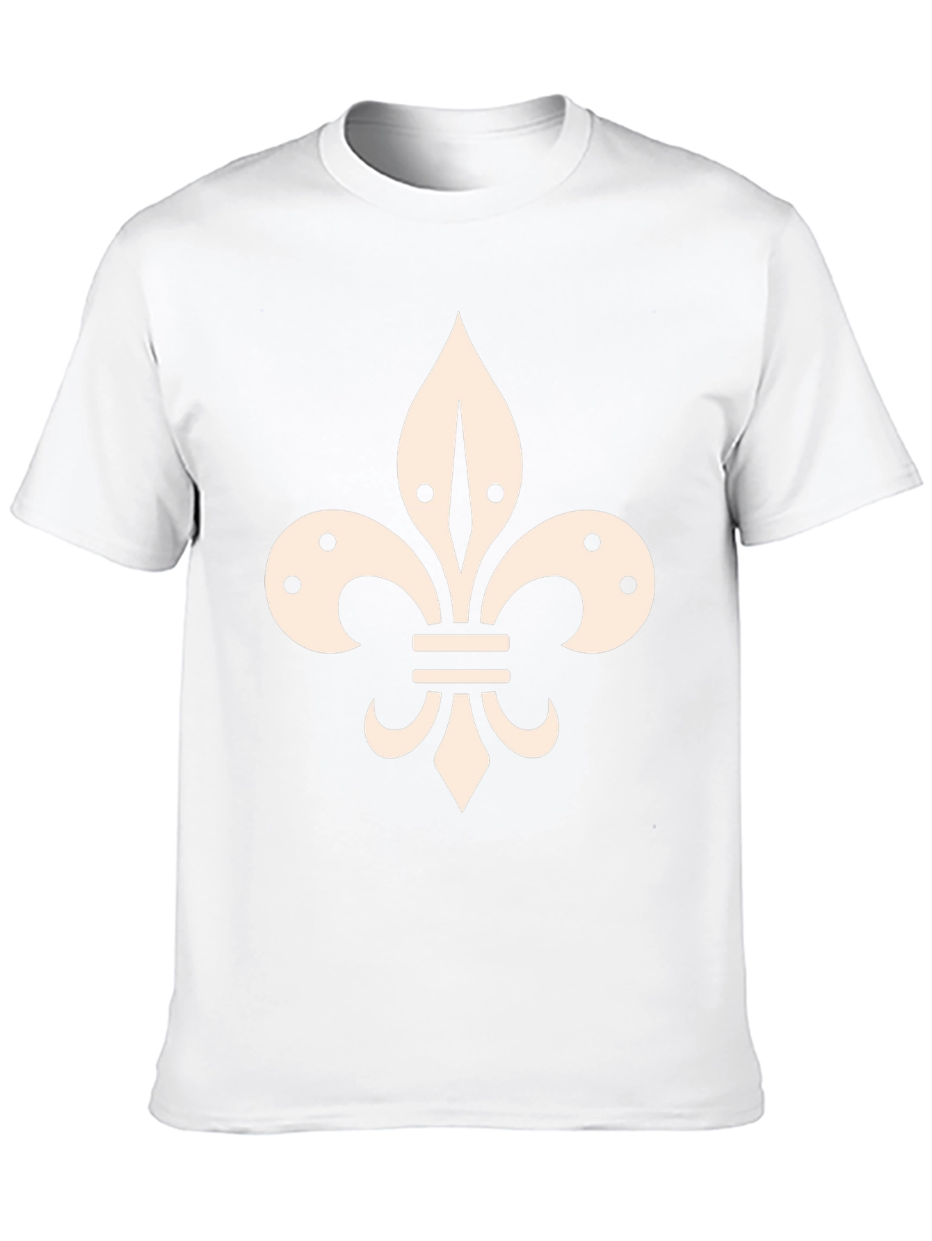 Fleur-de-lis Graphic Tee - Stylish Black T-Shirt