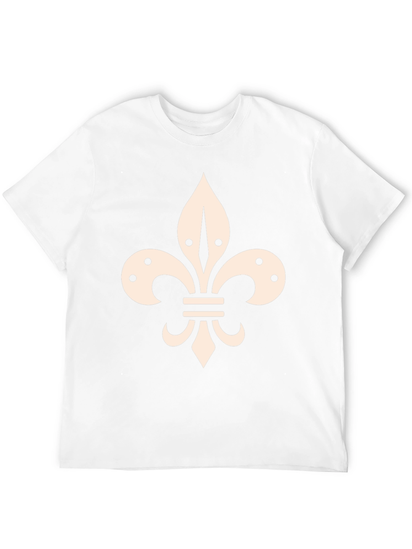 Fleur-de-lis Graphic Tee - Stylish Black T-Shirt
