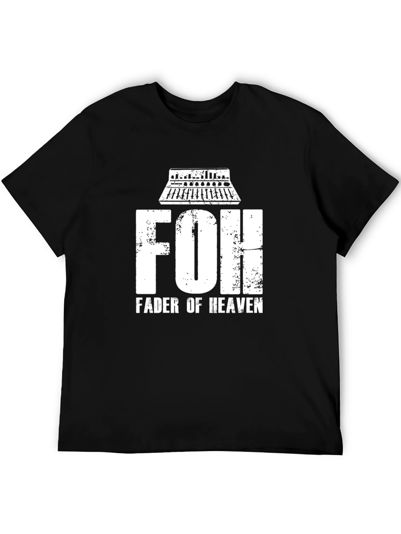 FOH Fader of Heaven Black T-Shirt