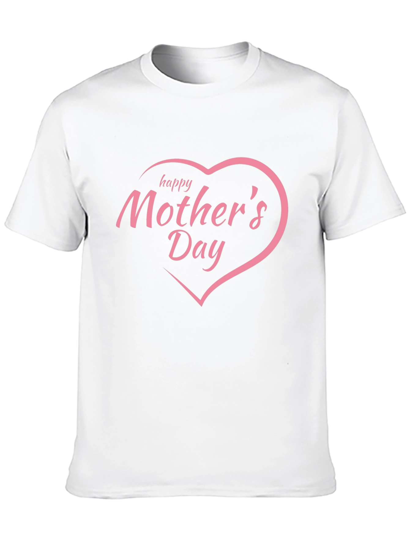 Happy Mothers Day Pink Heart T-Shirt