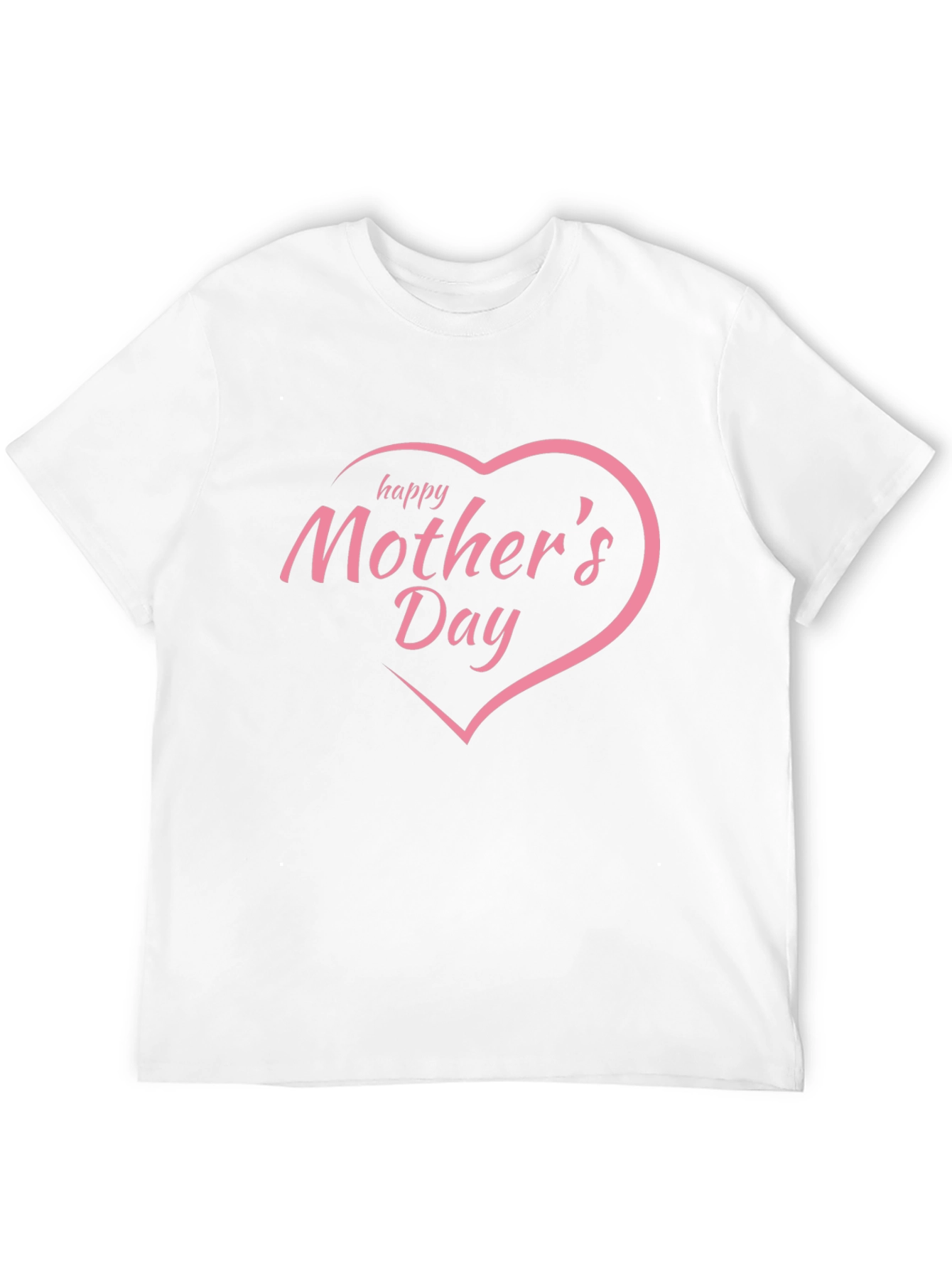 Happy Mothers Day Pink Heart T-Shirt
