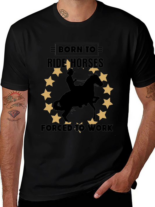 Born To Ride Horses T-Shirt