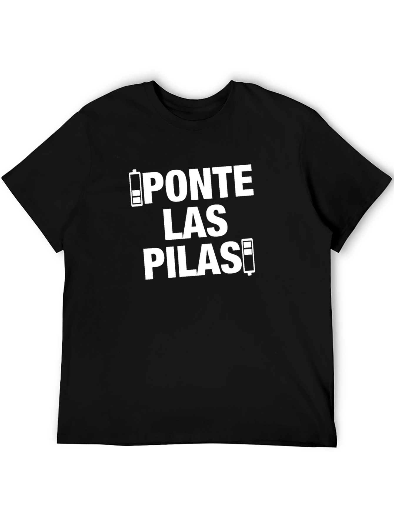 Ponte Las Pilas Graphic T-Shirt - Black Crew Neck