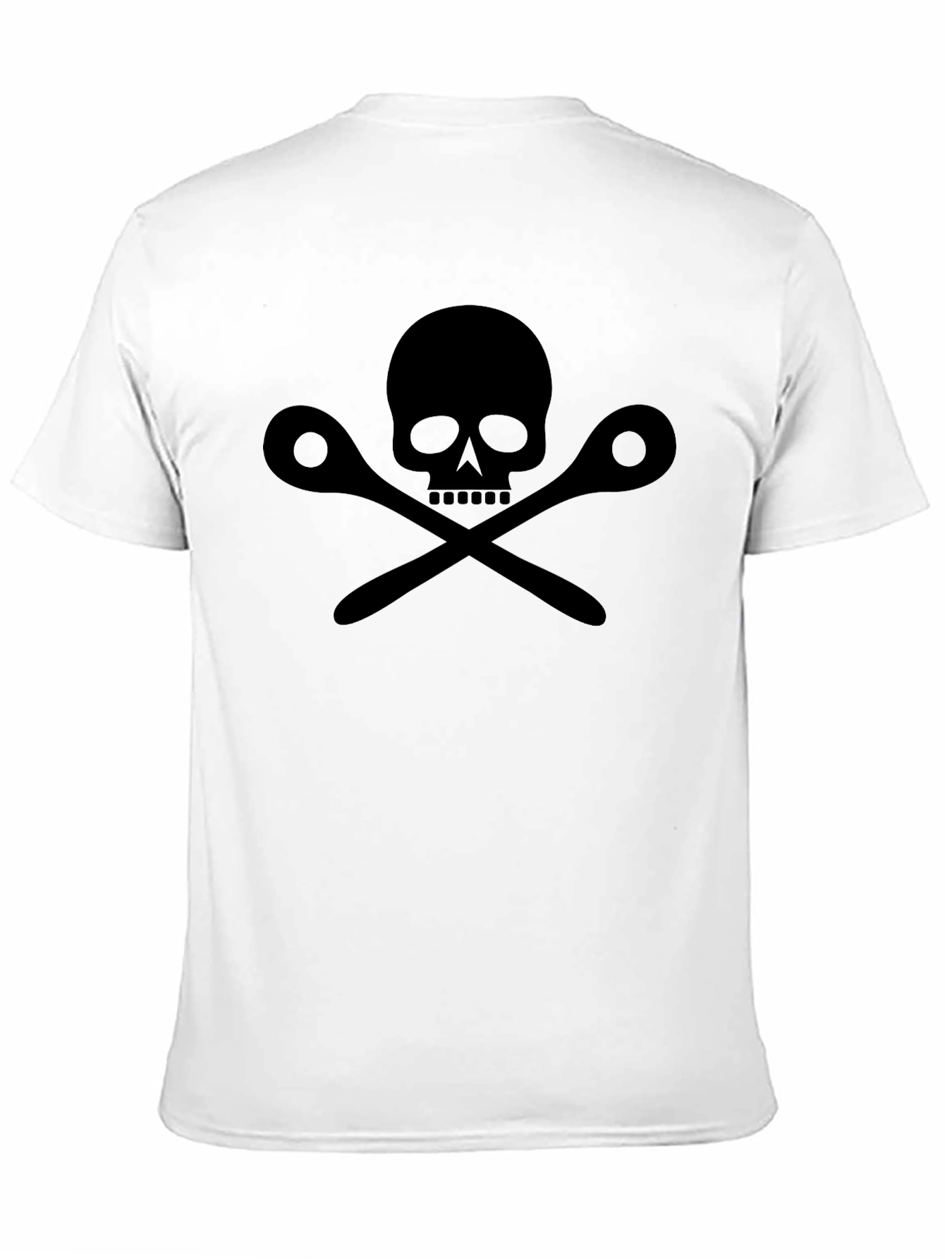 Chefs Skull Black T-Shirt - Culinary Pirate Style