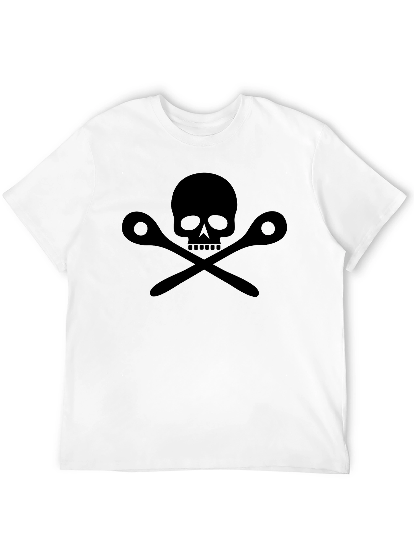 Chefs Skull Black T-Shirt - Culinary Pirate Style