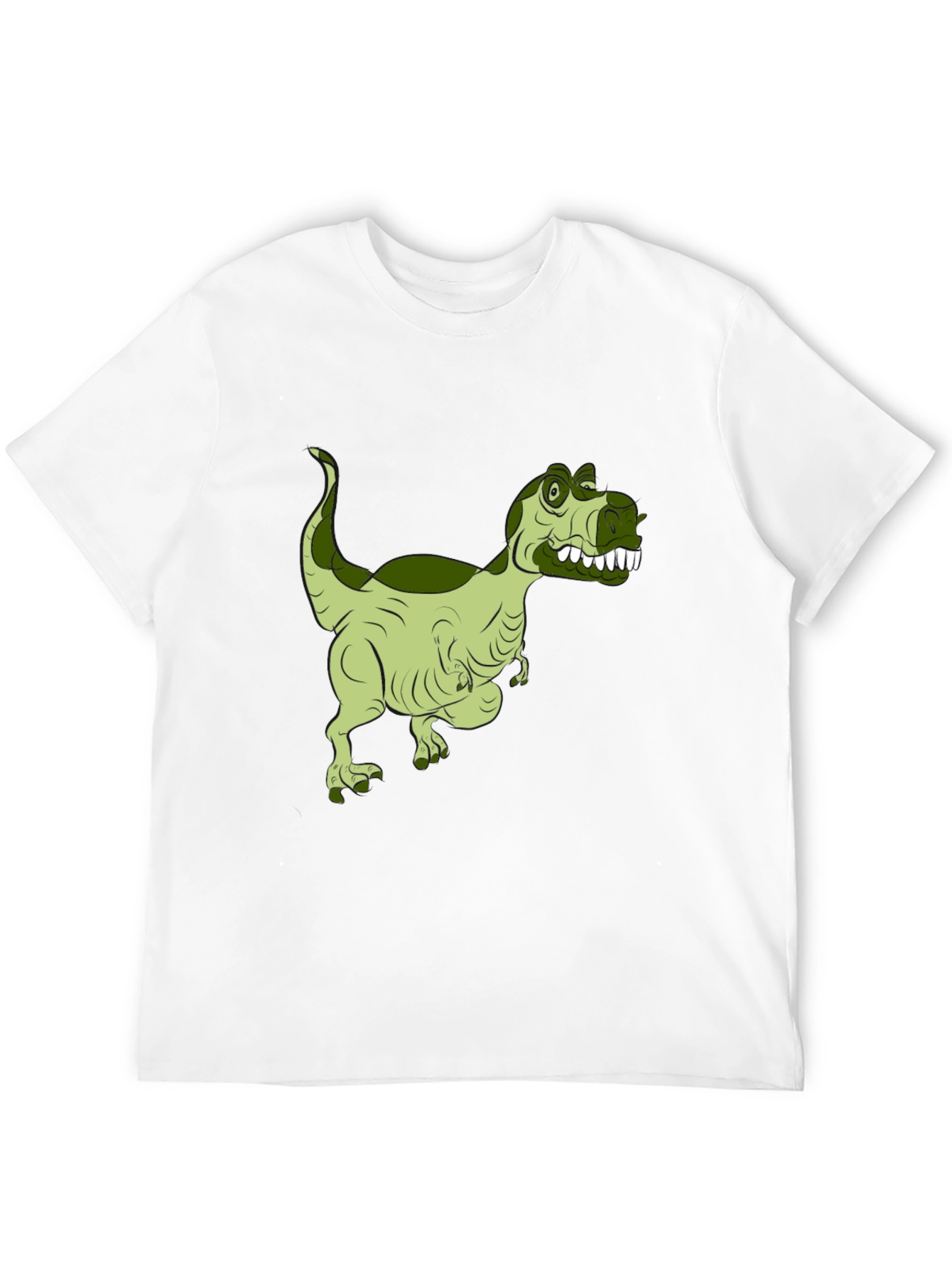 Dinosaur Graphic Print Black T-Shirt