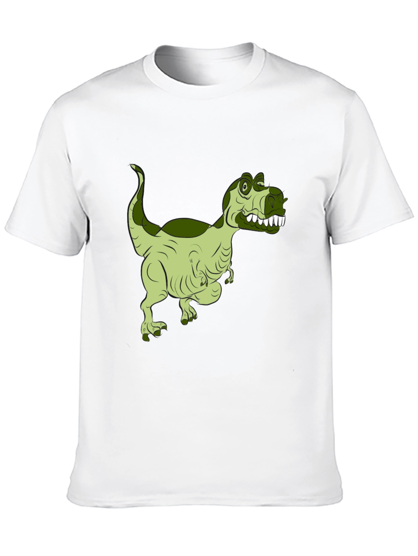 Dinosaur Graphic Print Black T-Shirt
