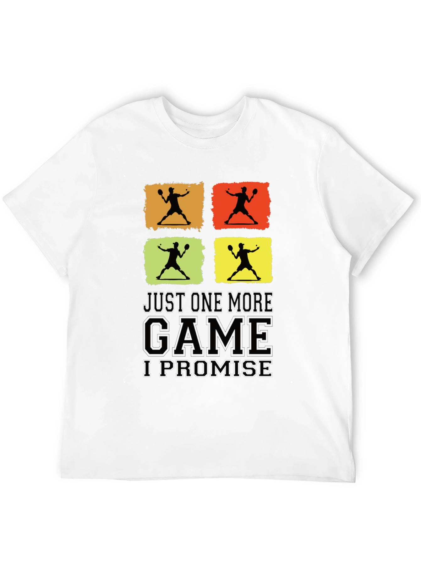 Just One More Game Promise Black Graphic Tee