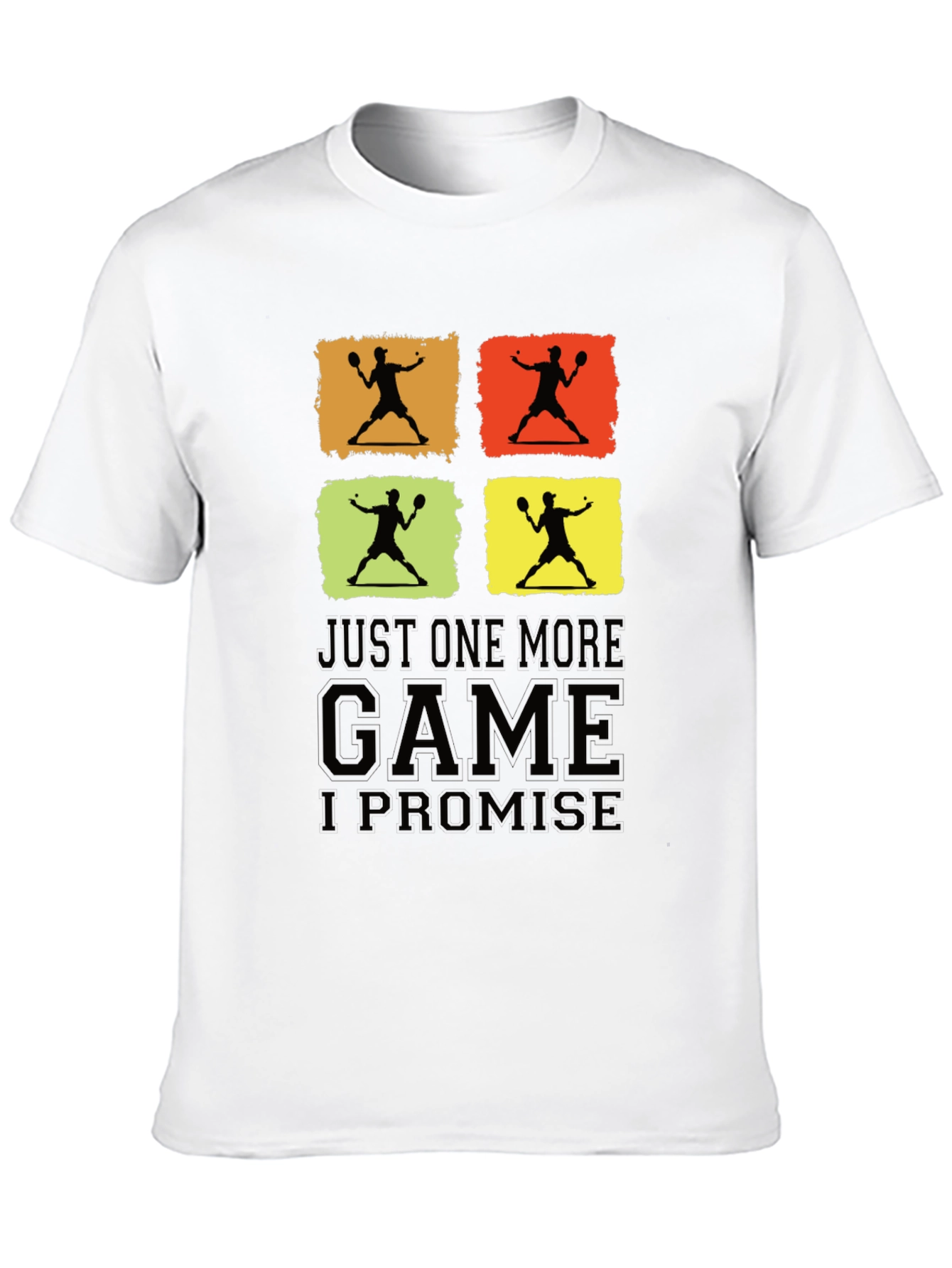Just One More Game Promise Black Graphic Tee