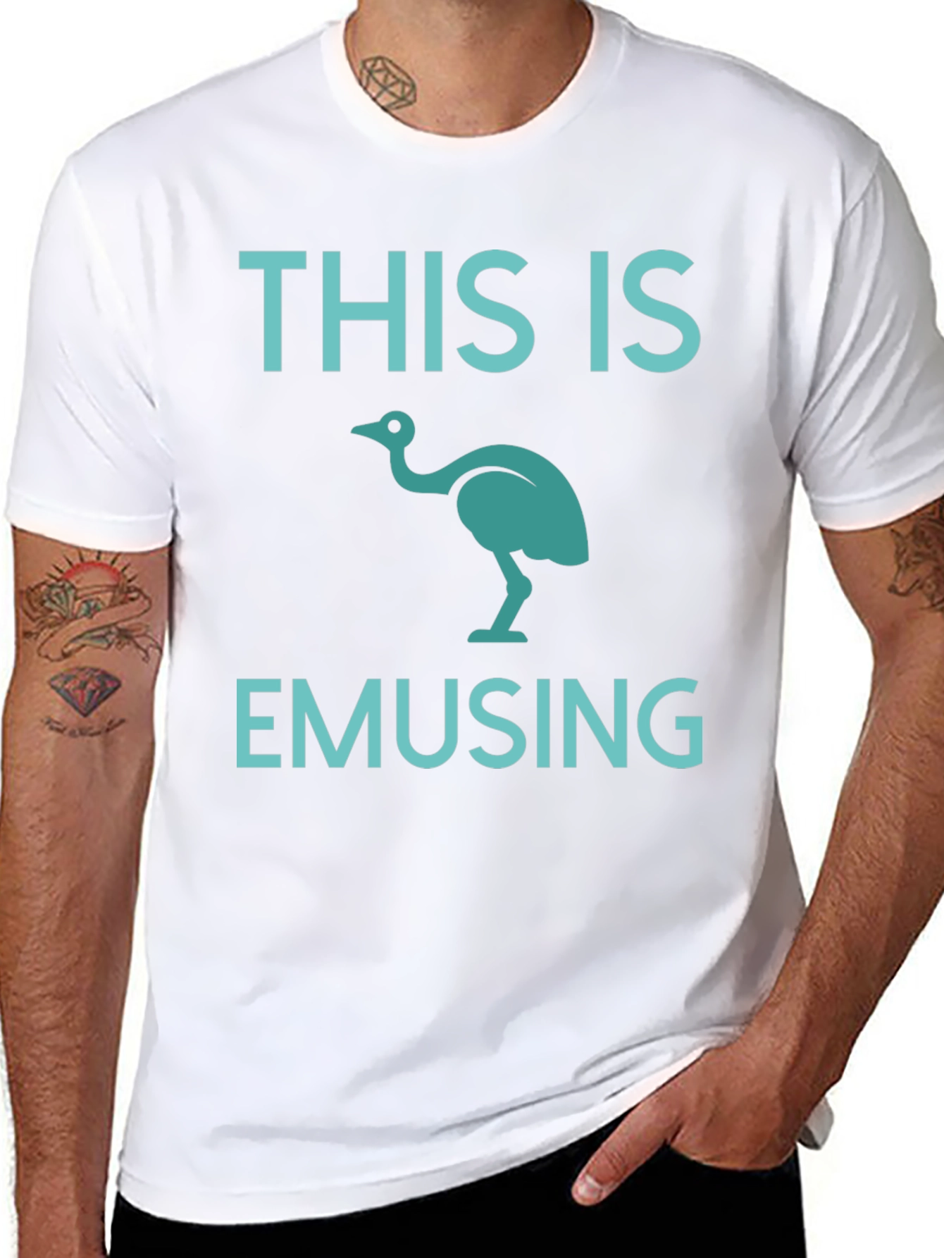 This Is Emusing - Mens Graphic Tee