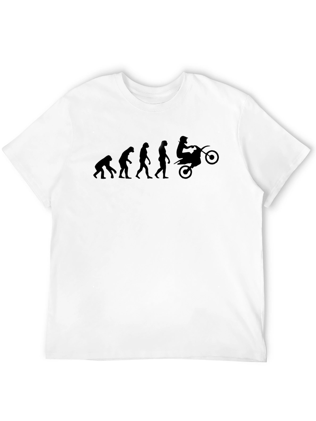 Evolution of Motocross Black T-Shirt