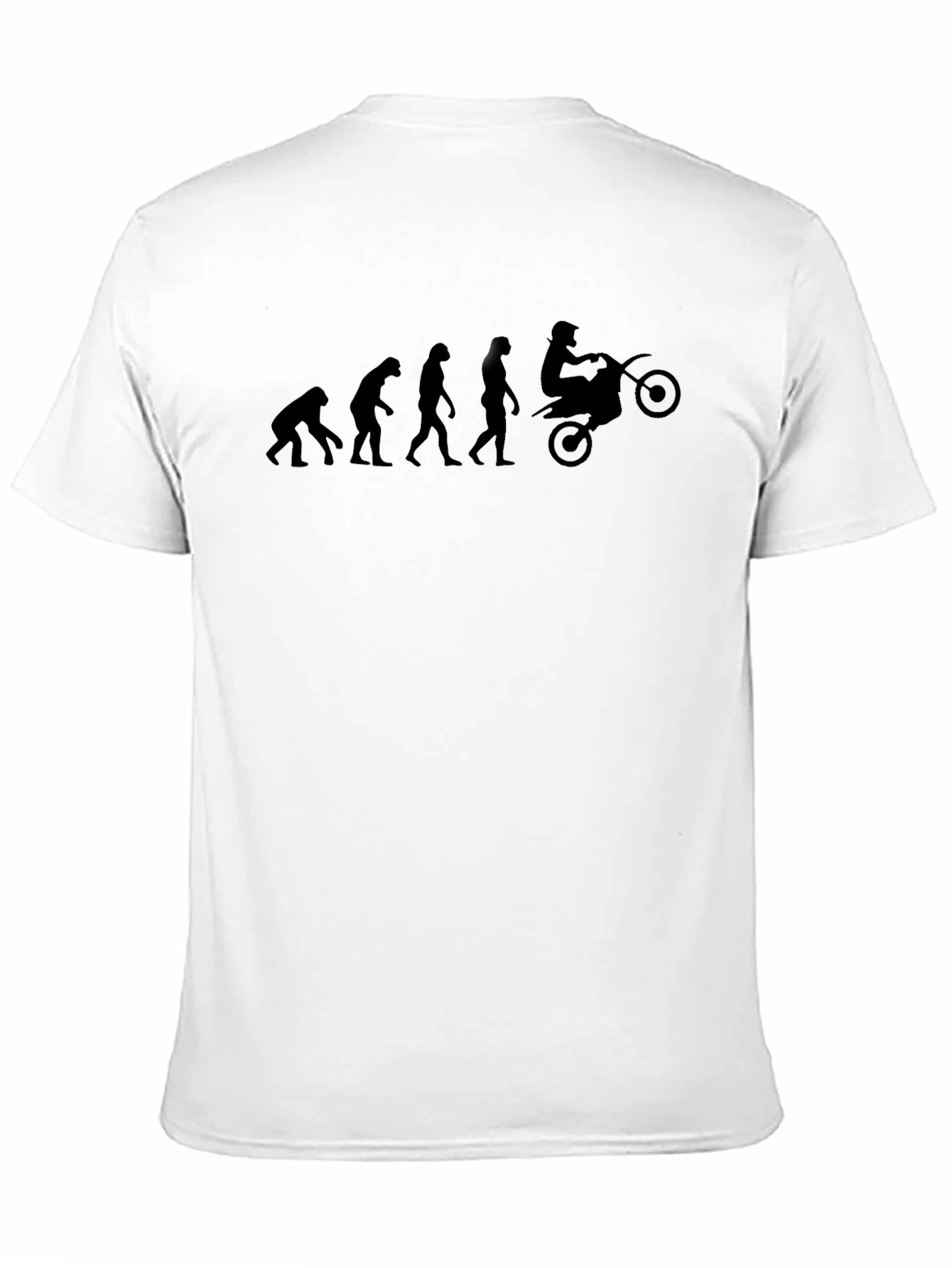 Evolution of Motocross Black T-Shirt