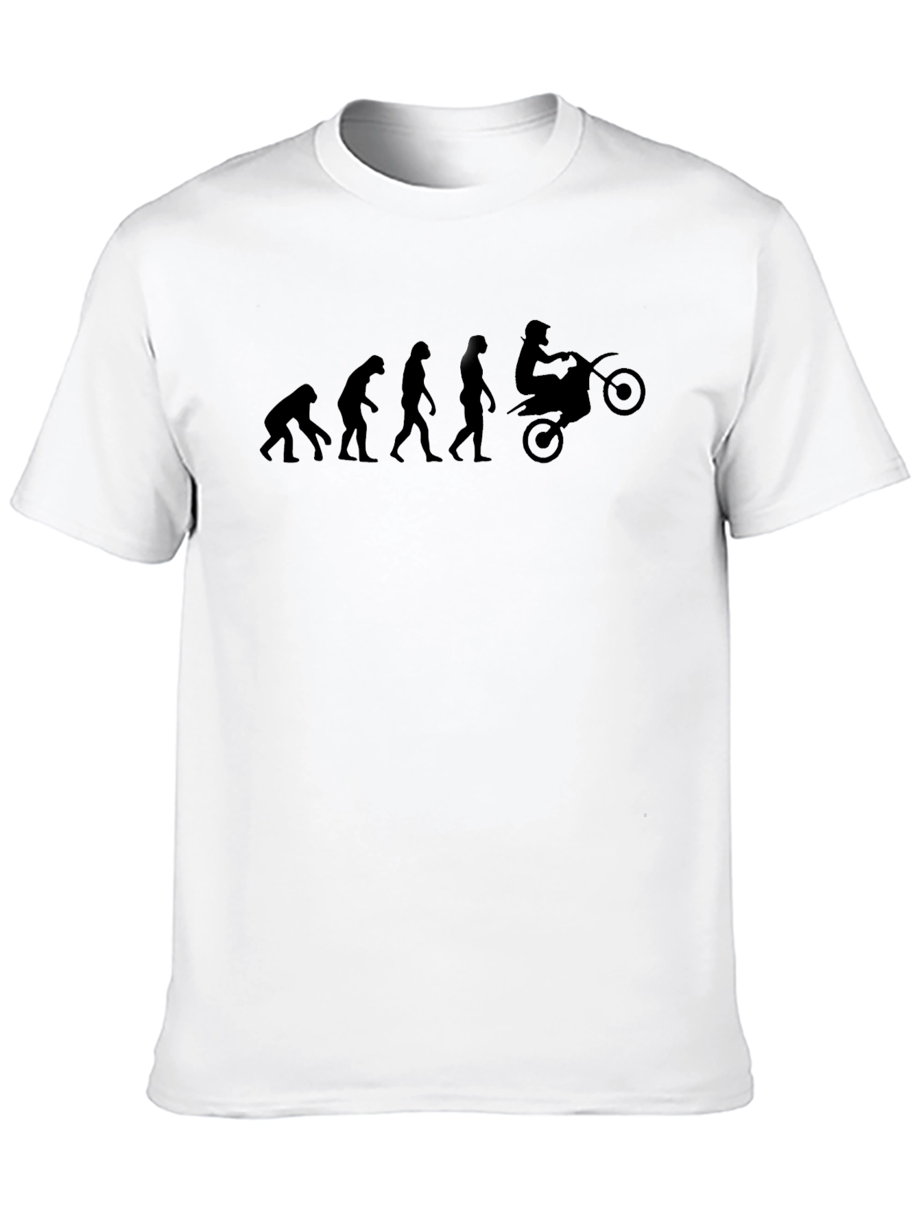 Evolution of Motocross Black T-Shirt